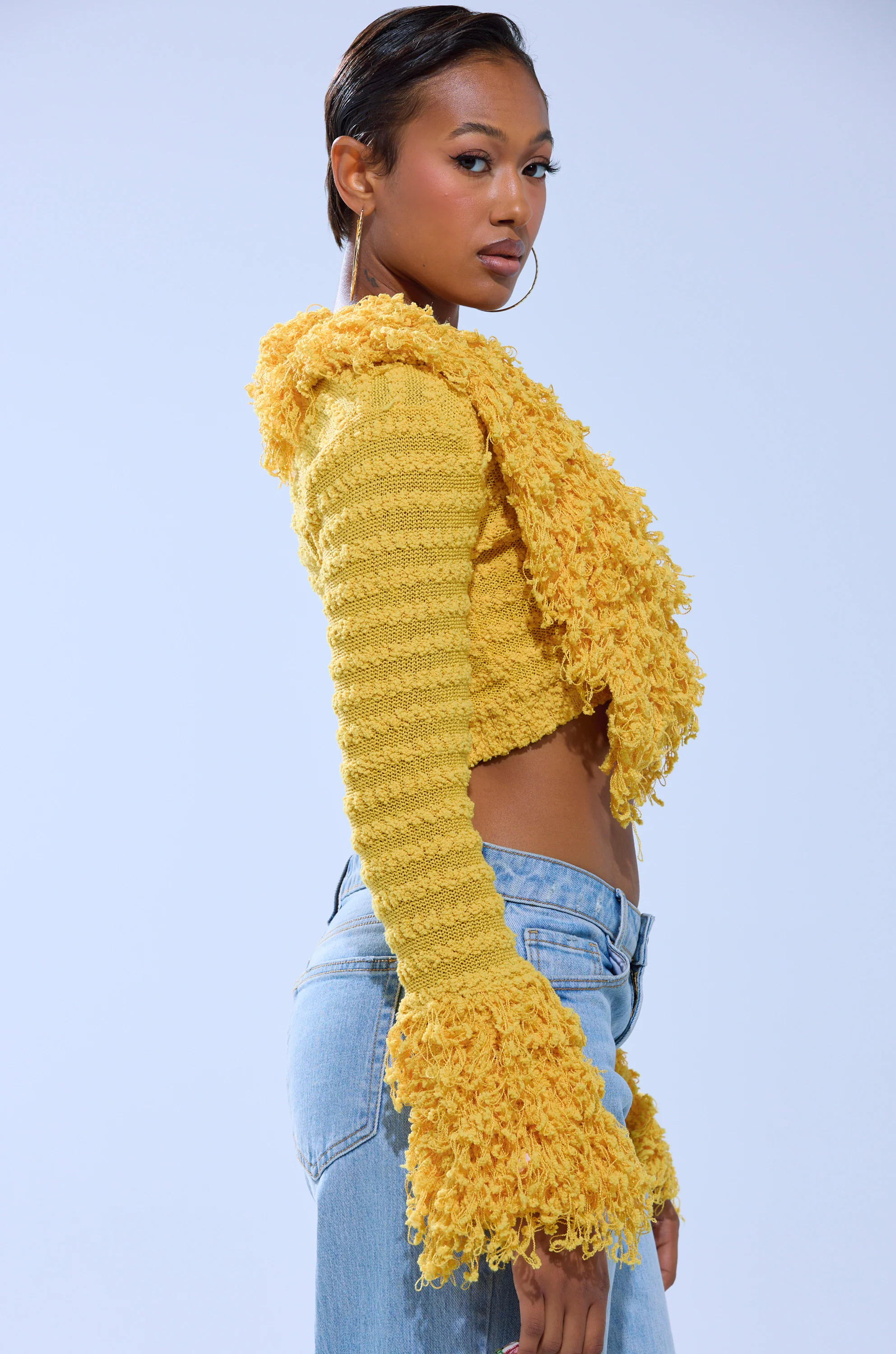 SUNSHINE QUEEN FRINGE SWEATER - Image 3
