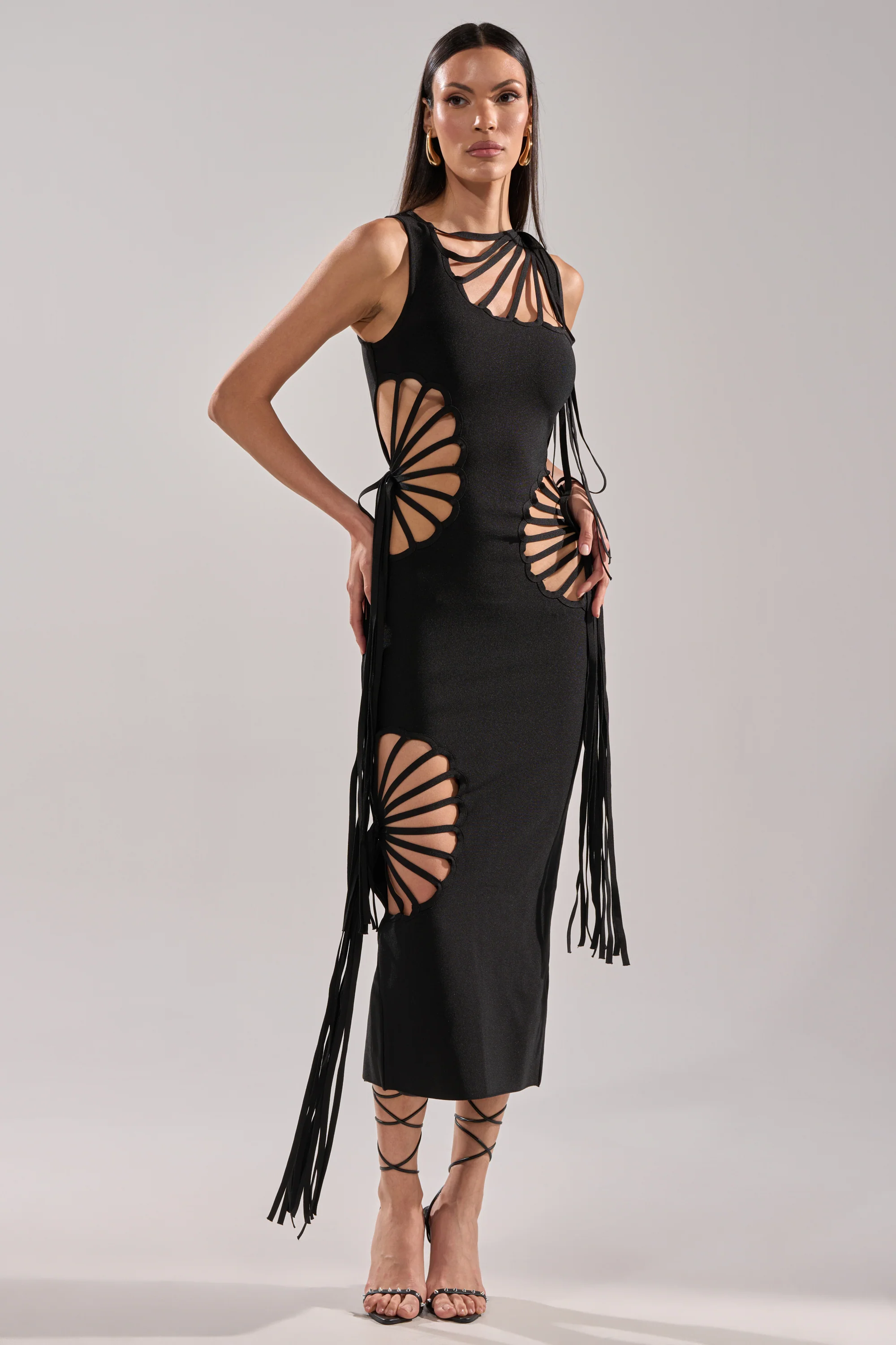 BROOKE CUTOUT MIDI DRESS - Image 5