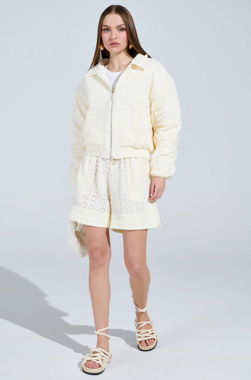 BROOKLYN CROCHET BOMBER - Image 5