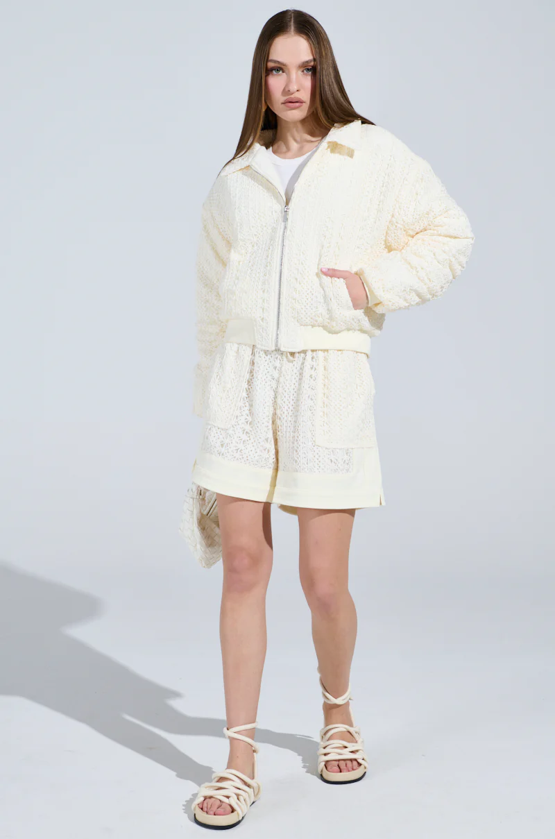 BROOKLYN CROCHET BOMBER - Image 7