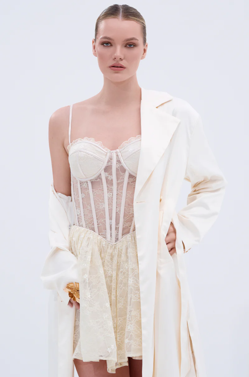 BRUNCHIN LACE MINI DRESS - Image 3
