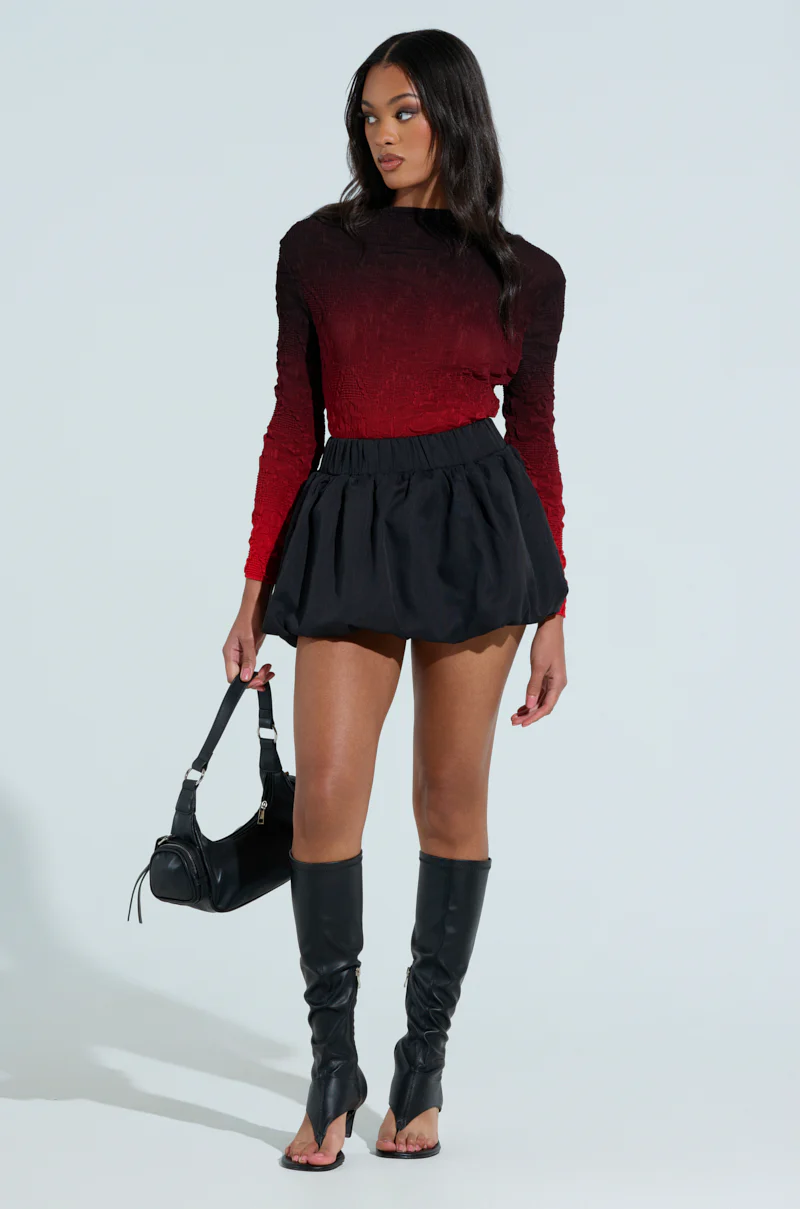 BUBBLE BUBBLE BUBBLE SKIRT IN BLACK - Image 7