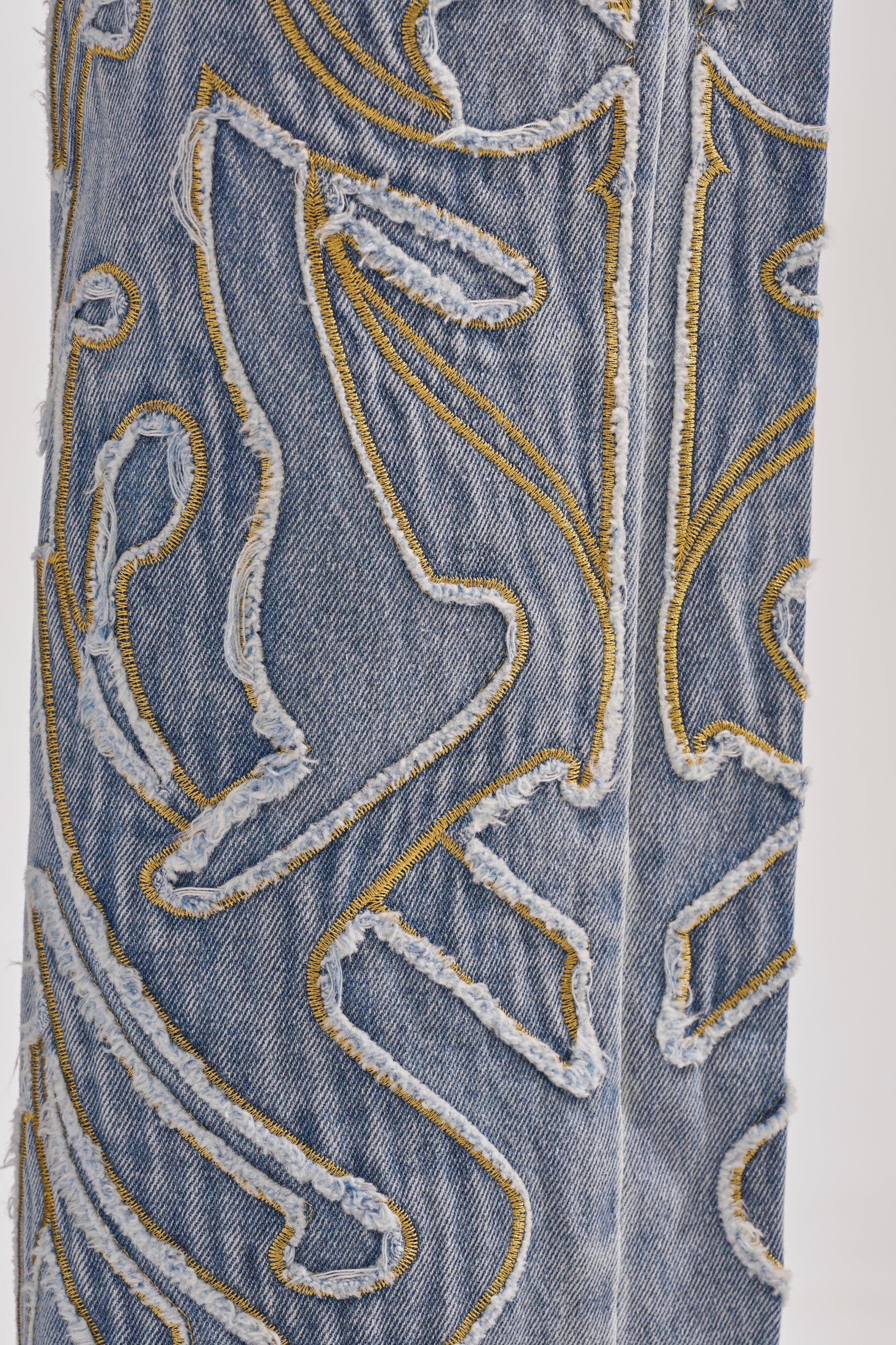 BUCKIN' EMBROIDERED DENIM JEANS - Image 8