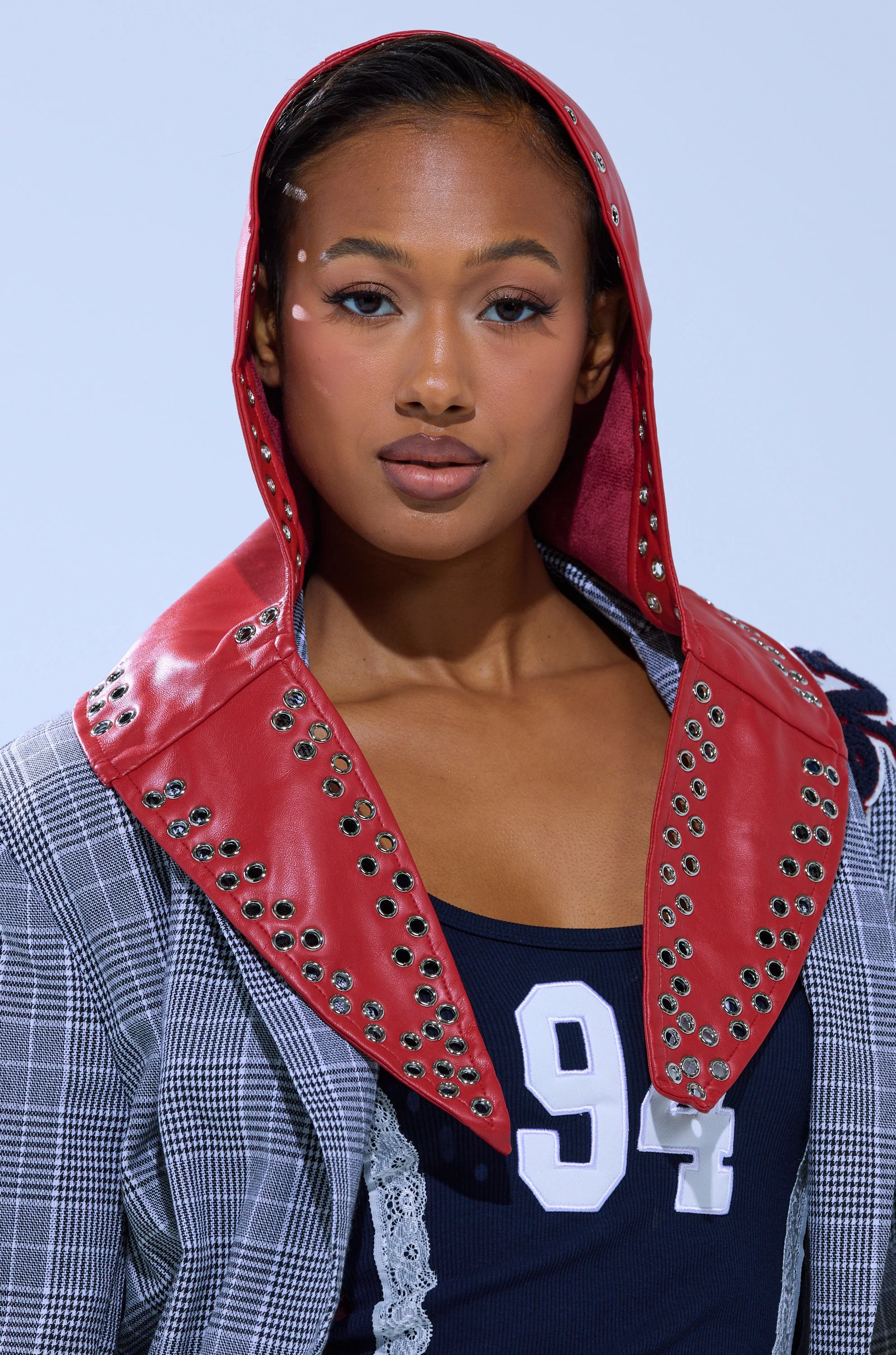 BUCKLE UP PU HEADSCARF - Image 3