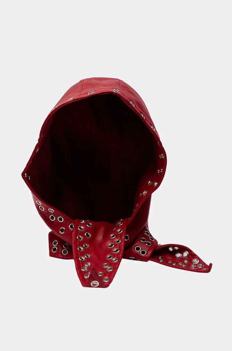 BUCKLE UP PU HEADSCARF - Image 5