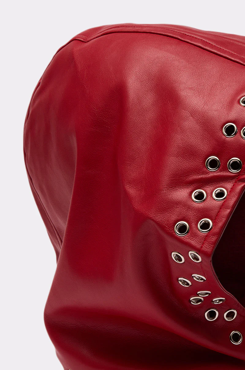 BUCKLE UP PU HEADSCARF - Image 7