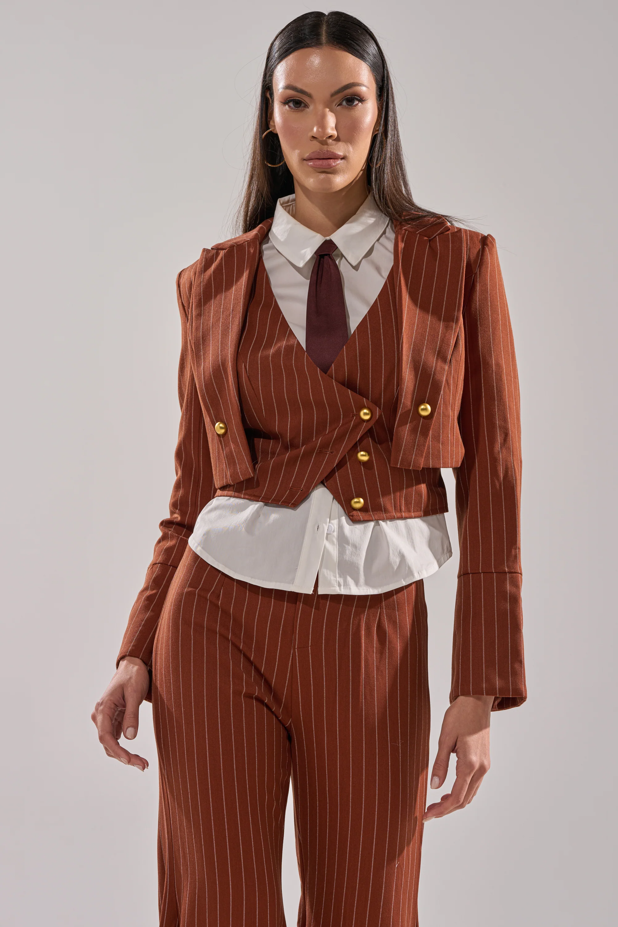 BUSINESS FIRST STRIPE BLAZER - Image 5