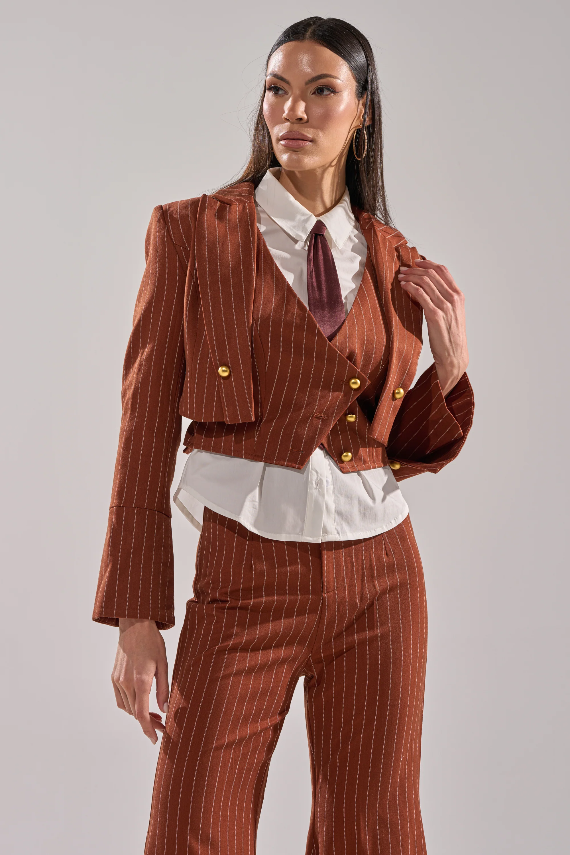 BUSINESS FIRST STRIPE BLAZER - Image 6