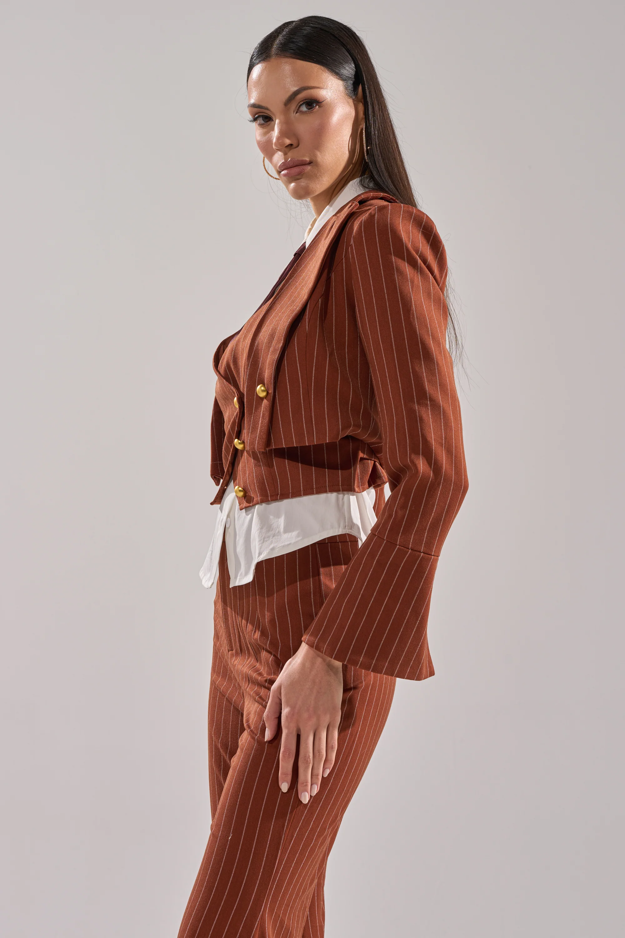 BUSINESS FIRST STRIPE BLAZER - Image 8