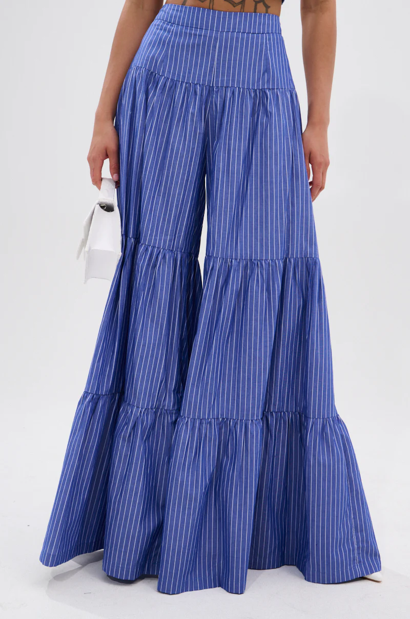 BUSINESS ONLY STRIPE PALAZZO PANT - Image 2