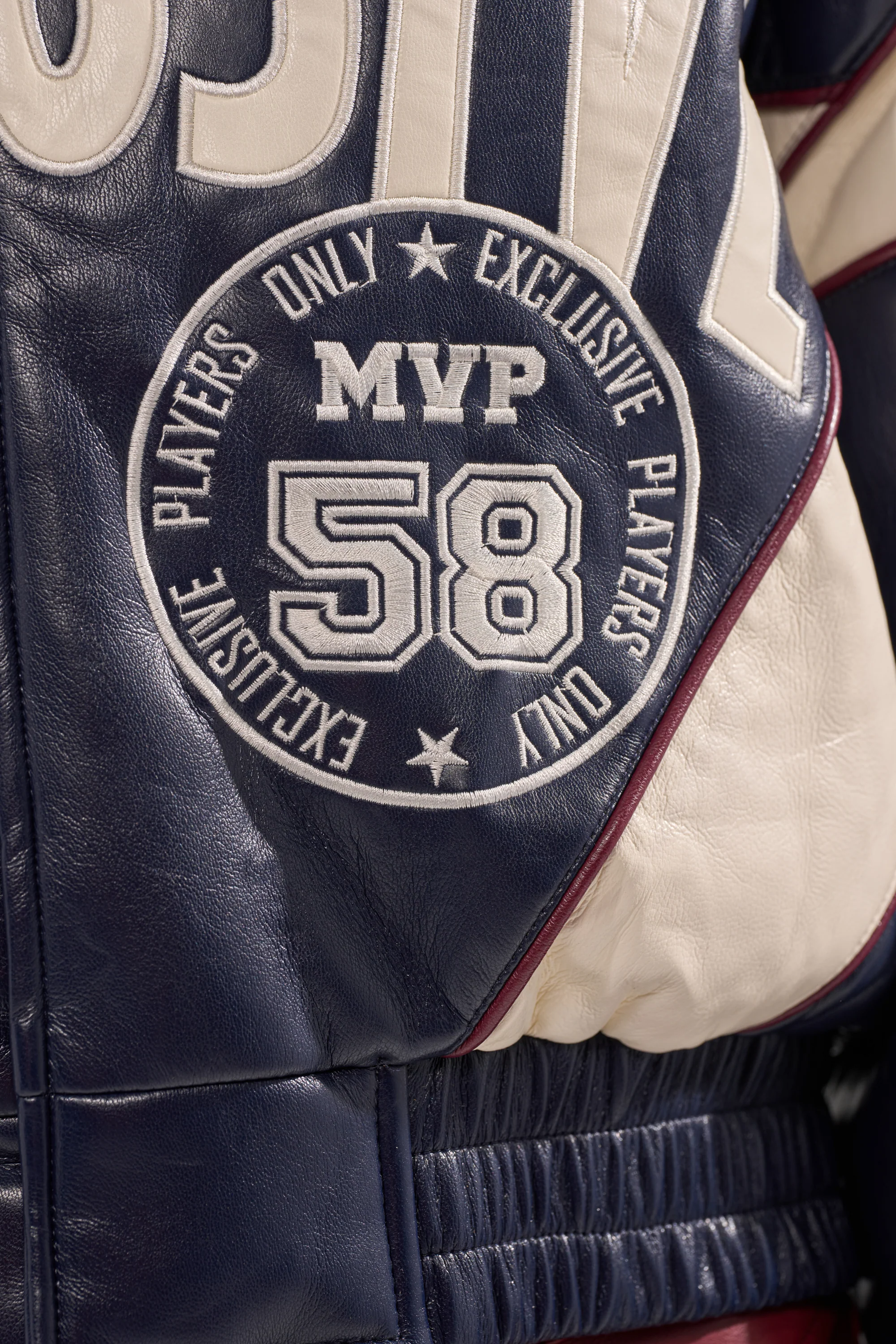 BUTTER LUXE VARSITY BOMBER - Image 10