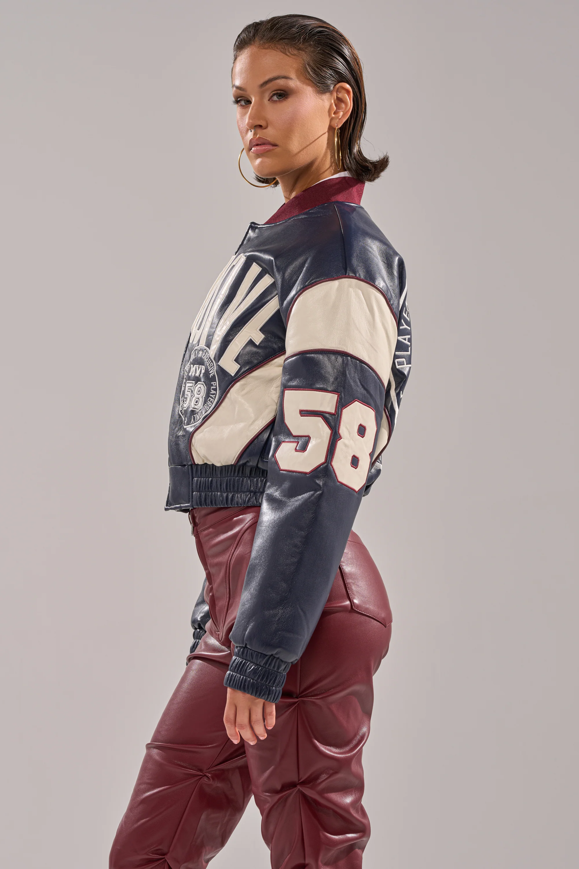 BUTTER LUXE VARSITY BOMBER - Image 6