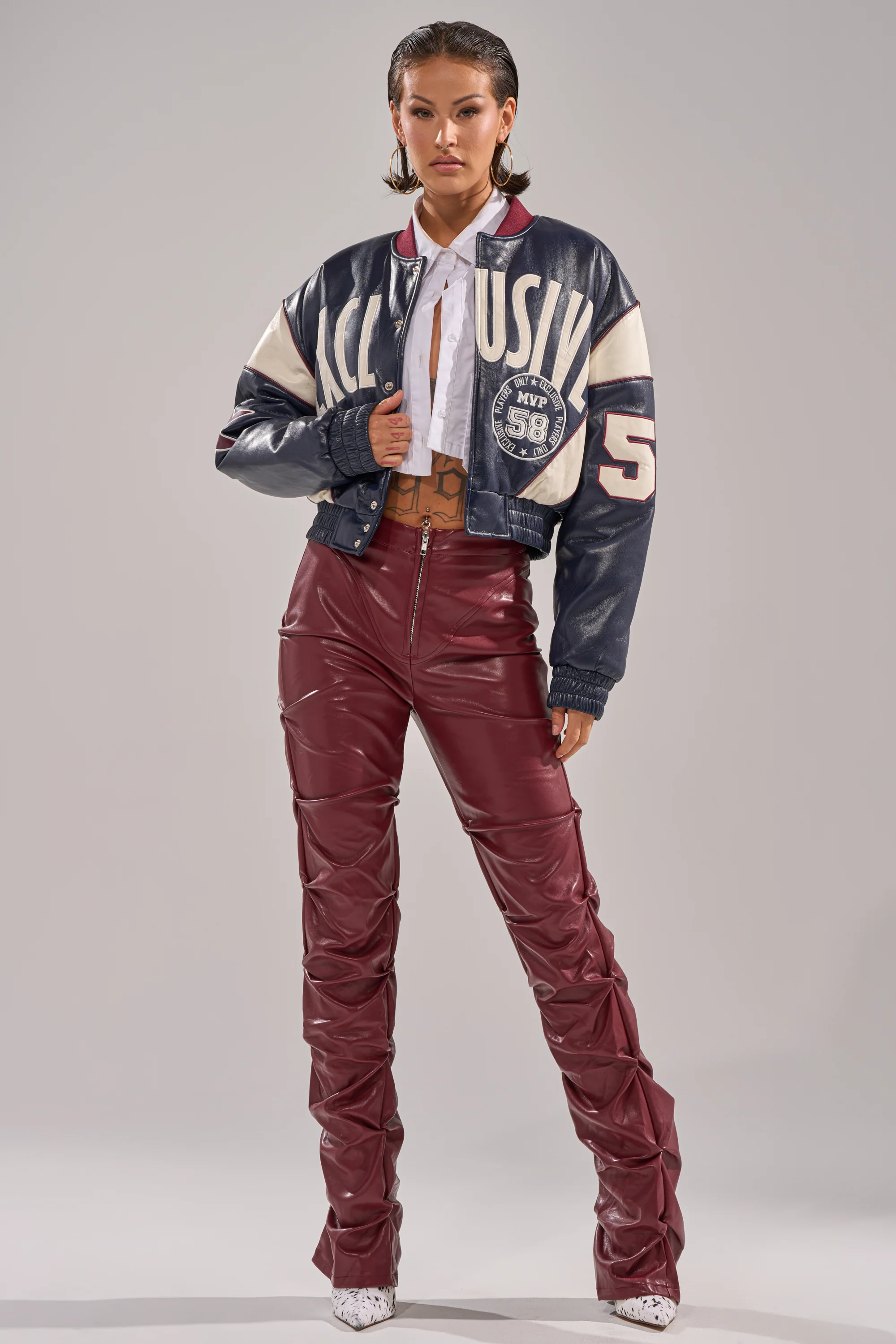 BUTTER LUXE VARSITY BOMBER - Image 9