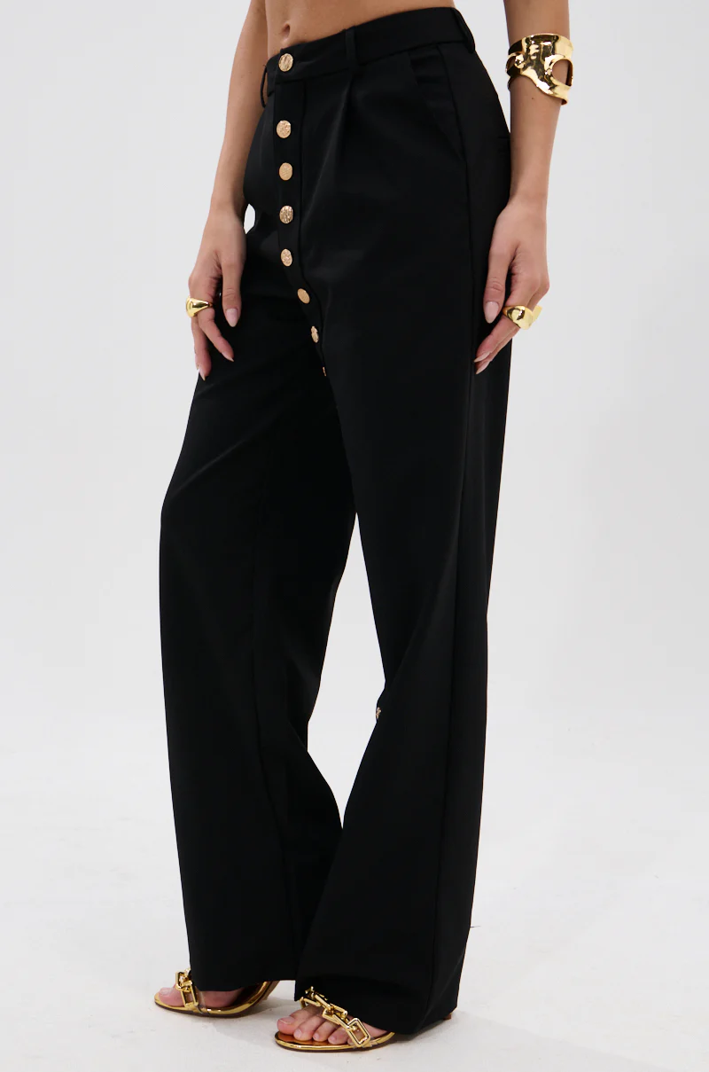 BUTTONED UP STRAIGHT LEG PANT - Image 4