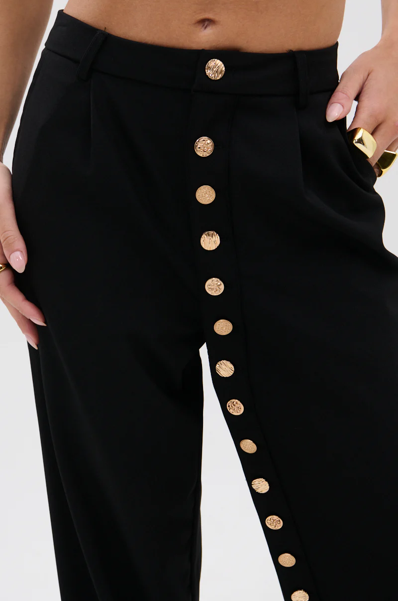 BUTTONED UP STRAIGHT LEG PANT - Image 7