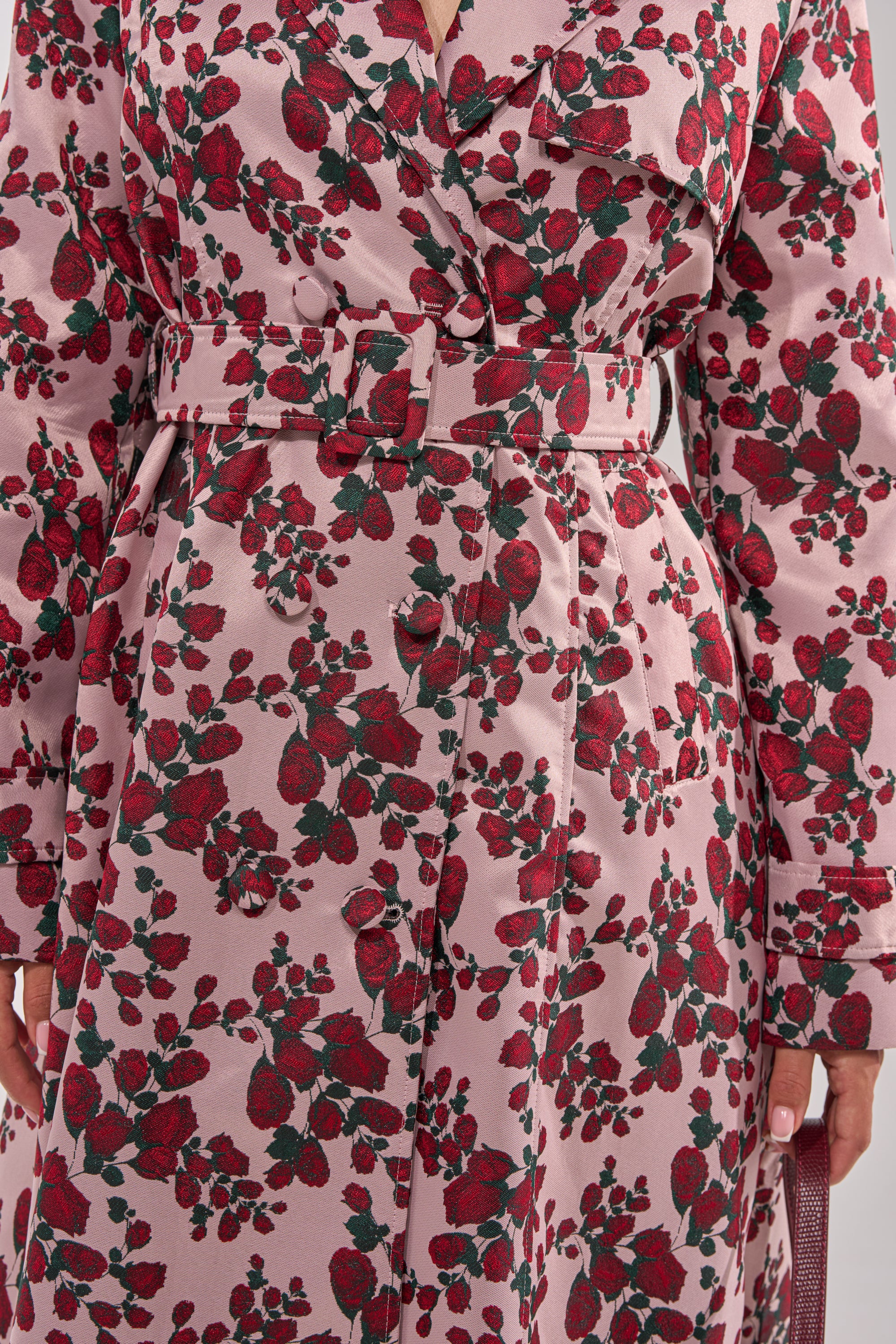 BUY ME ROSES JACQUARD TRENCH - Image 12