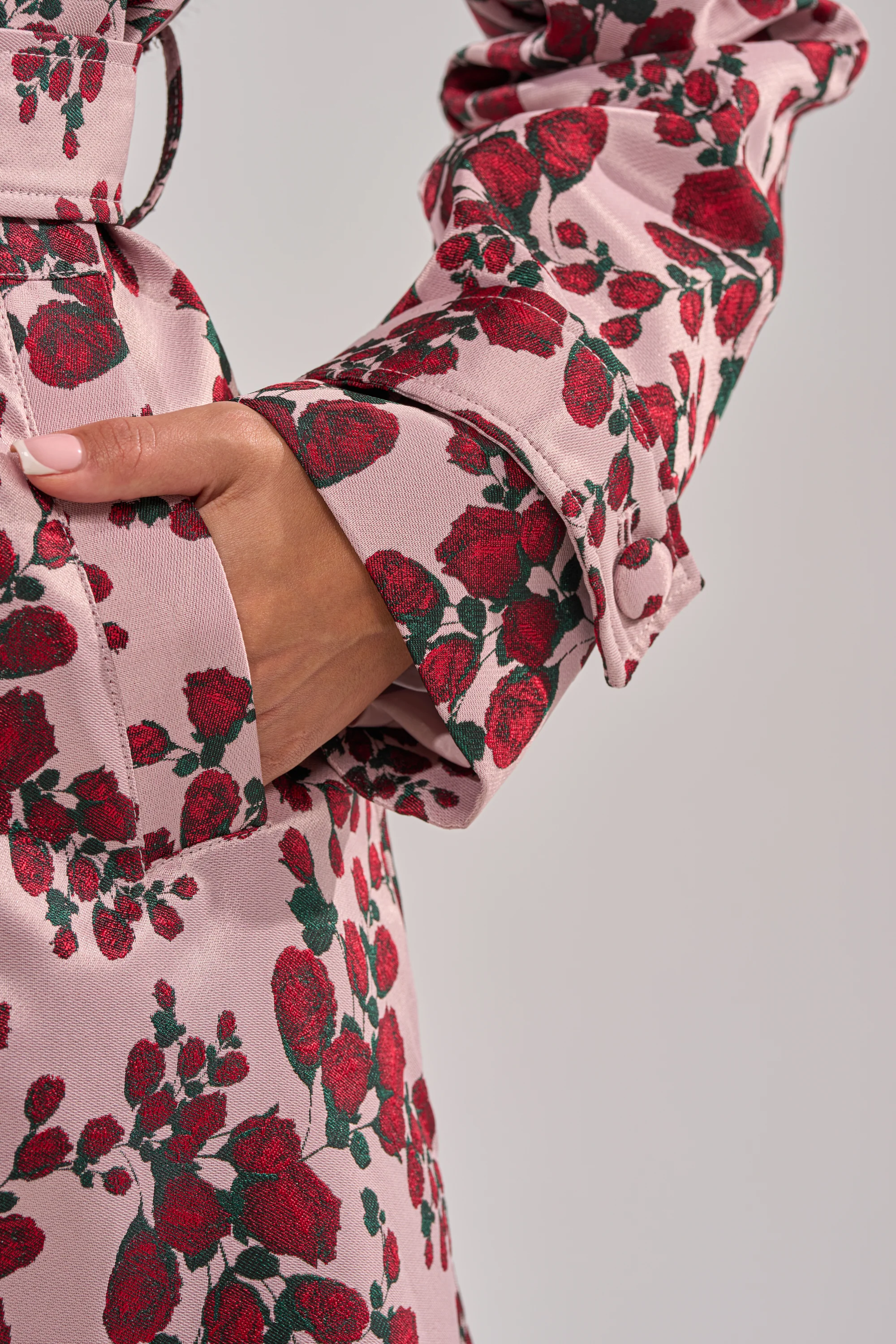 BUY ME ROSES JACQUARD TRENCH - Image 13
