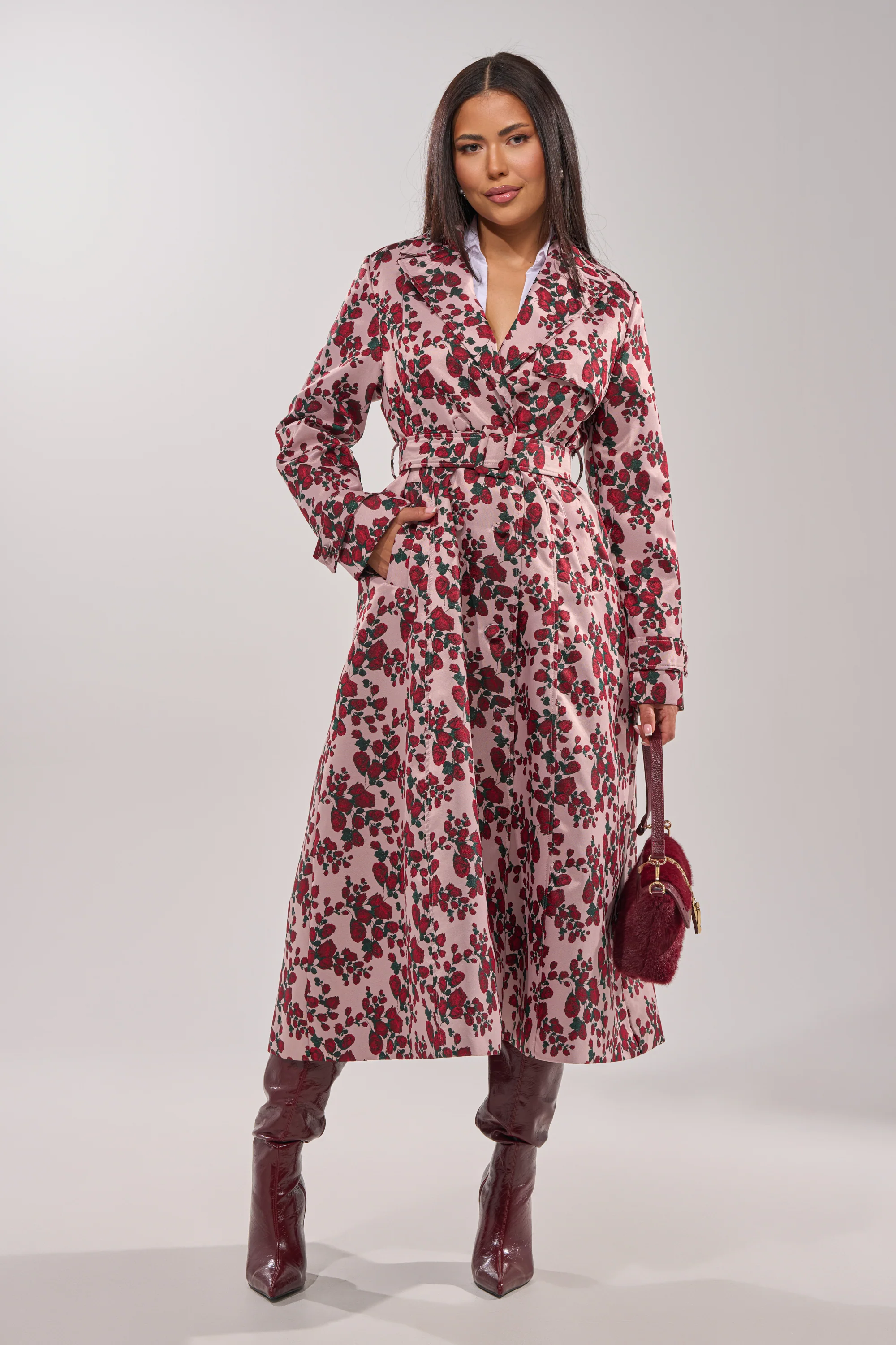 BUY ME ROSES JACQUARD TRENCH - Image 7