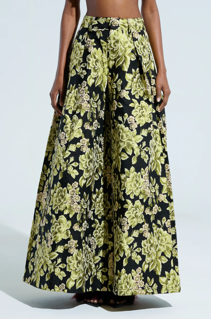 BUY MYSELF FLOWERS BROCADE TROUSER - Image 4