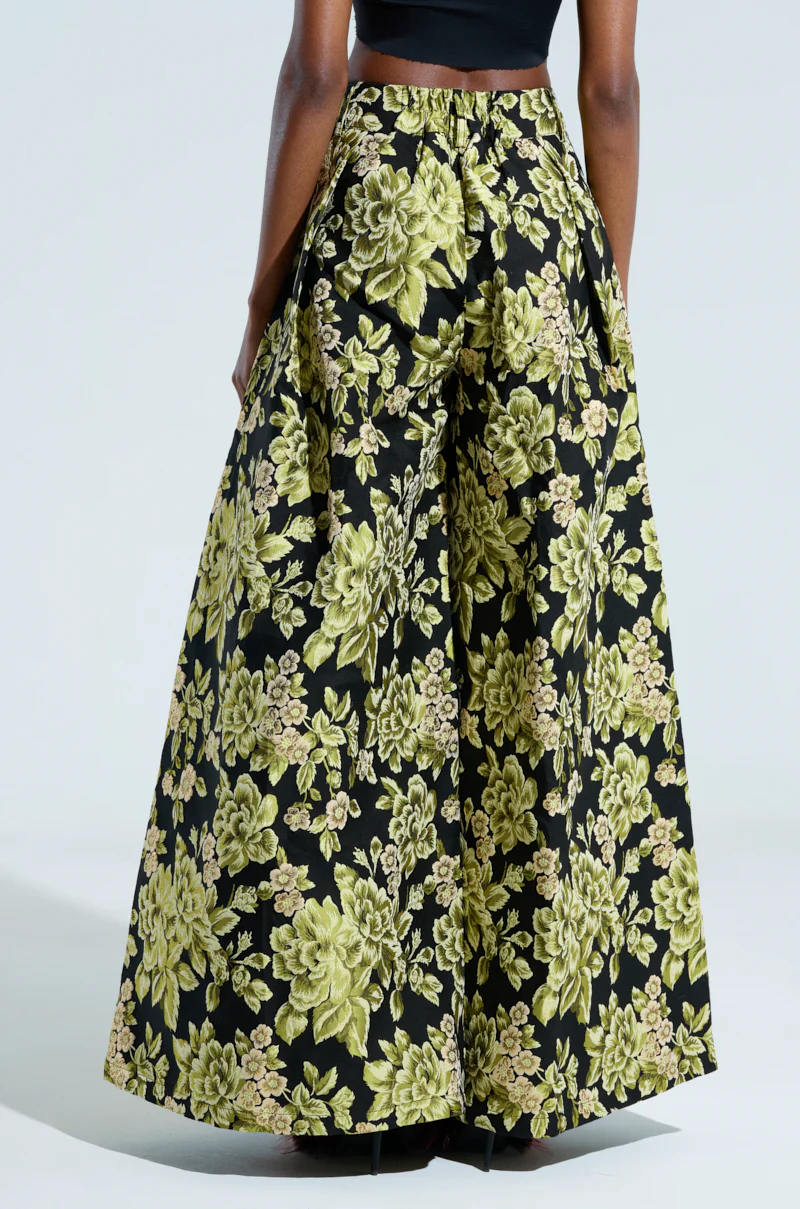 BUY MYSELF FLOWERS BROCADE TROUSER - Image 6