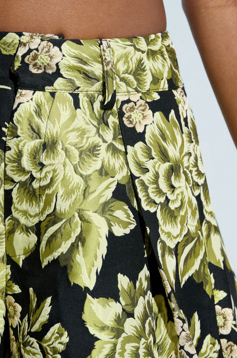BUY MYSELF FLOWERS BROCADE TROUSER - Image 9