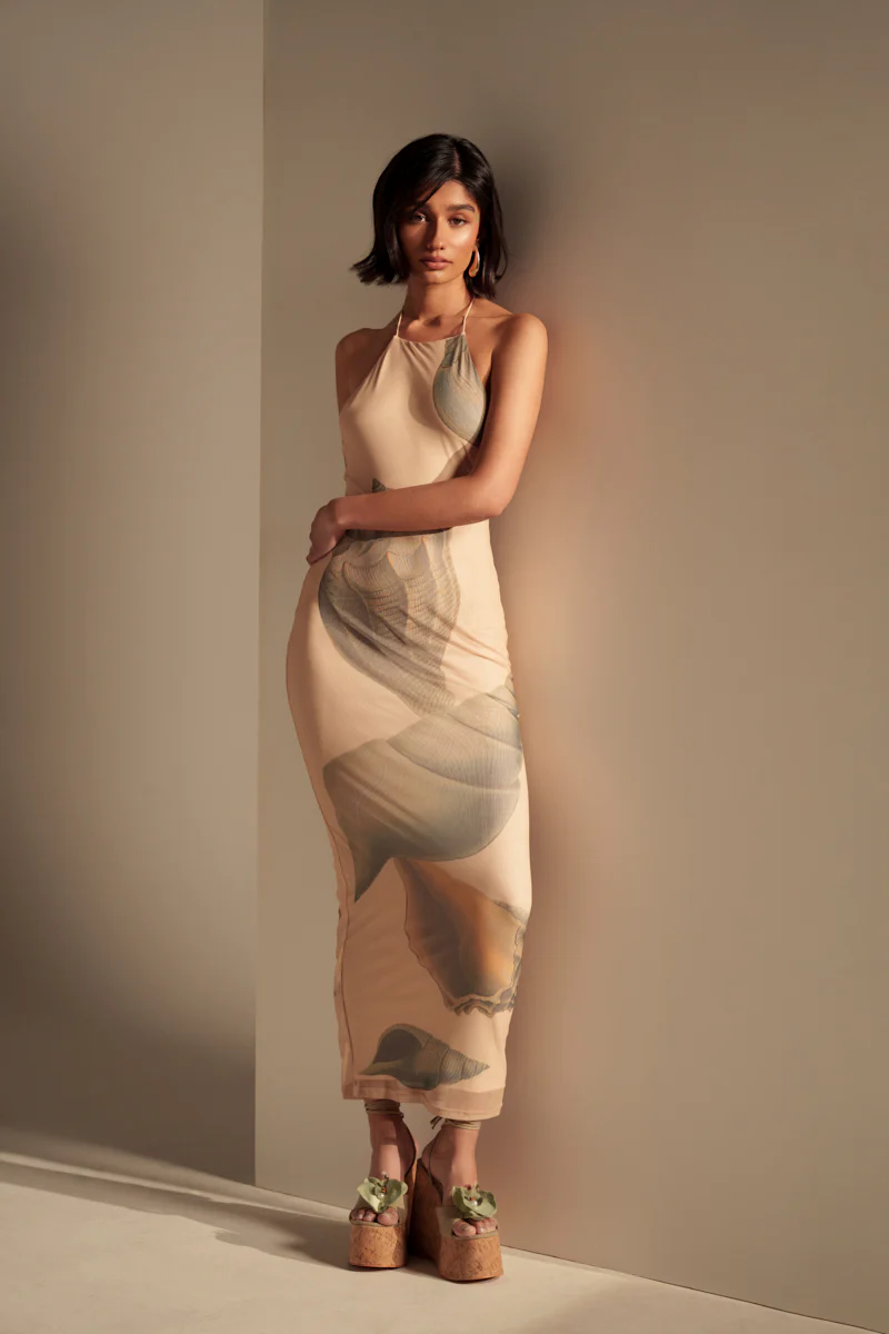 BY THE SEASHORE PRINTED MAXI DRESS - Image 2