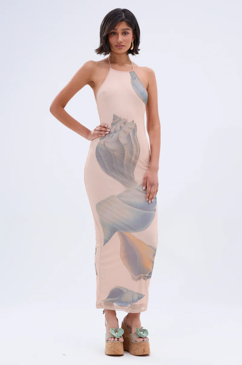 BY THE SEASHORE PRINTED MAXI DRESS - Image 3