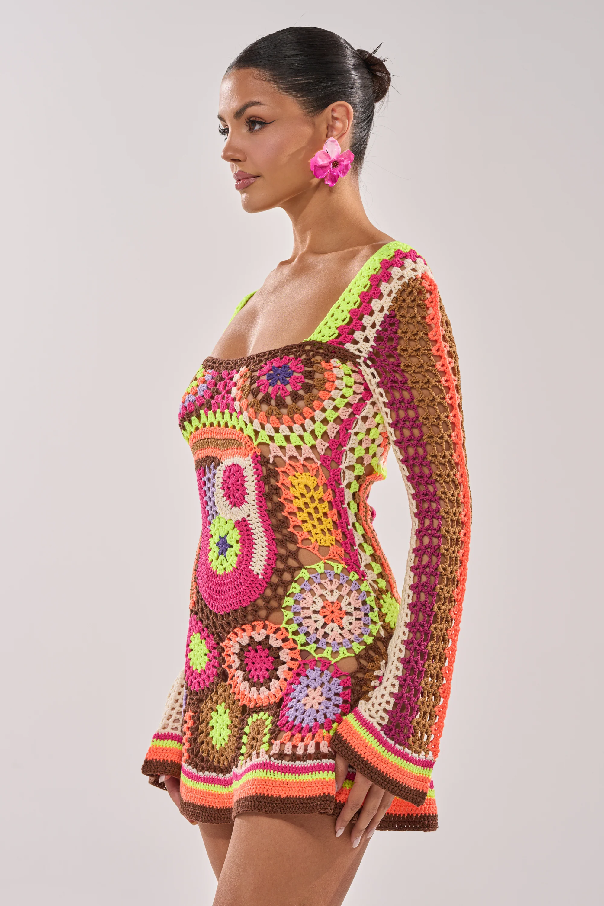 CABANA CROCHET MINI DRESS - Image 4