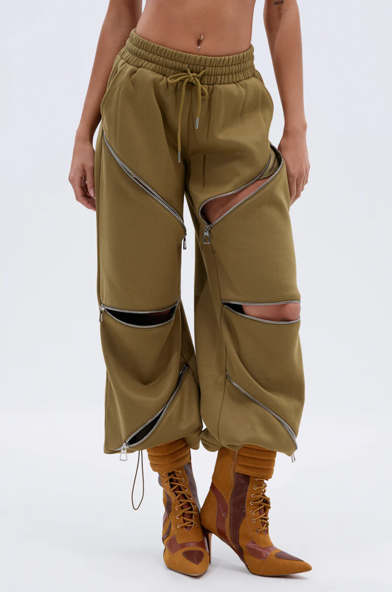 CALI MULTI ZIPPER SWEATPANT - Image 3