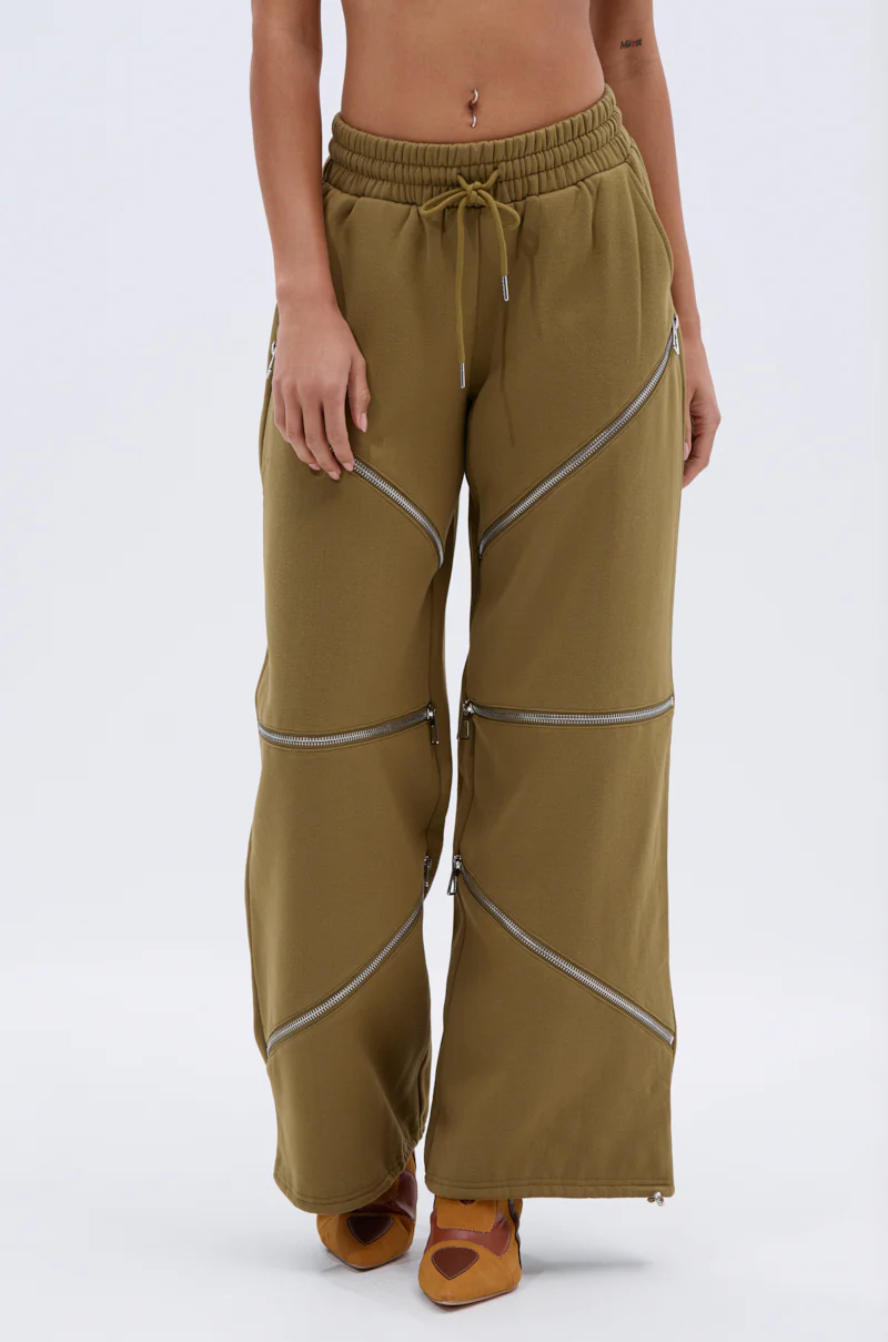 CALI MULTI ZIPPER SWEATPANT - Image 4