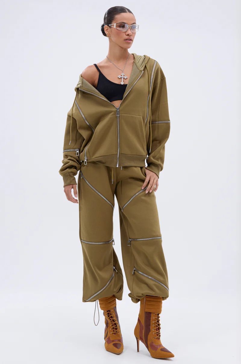 CALI MULTI ZIPPER SWEATPANT - Image 7