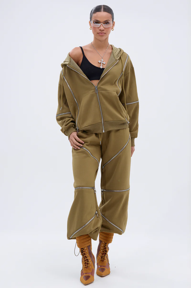 CALI MULTI ZIPPER SWEATPANT - Image 8