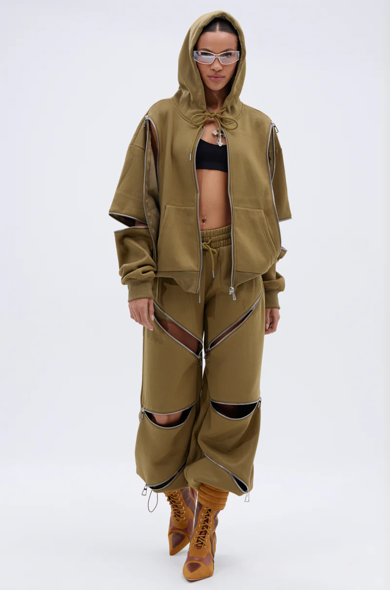 CALI MULTI ZIPPER SWEATPANT - Image 9