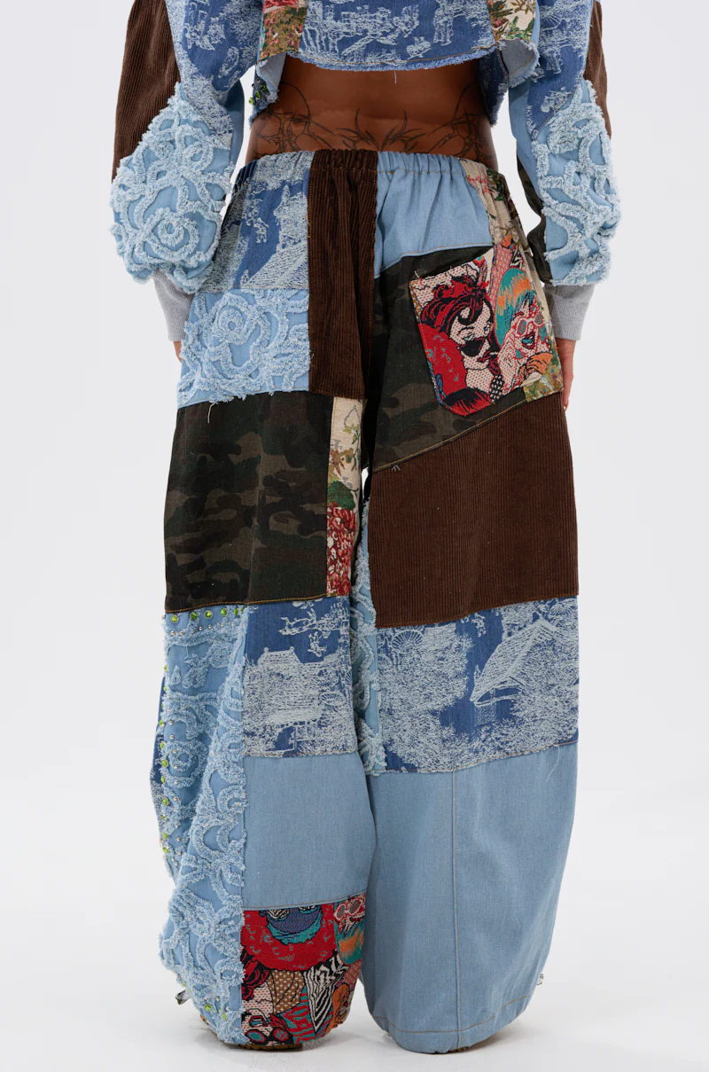 CALL EM CRAZY PATCHWORK JOGGER - Image 6
