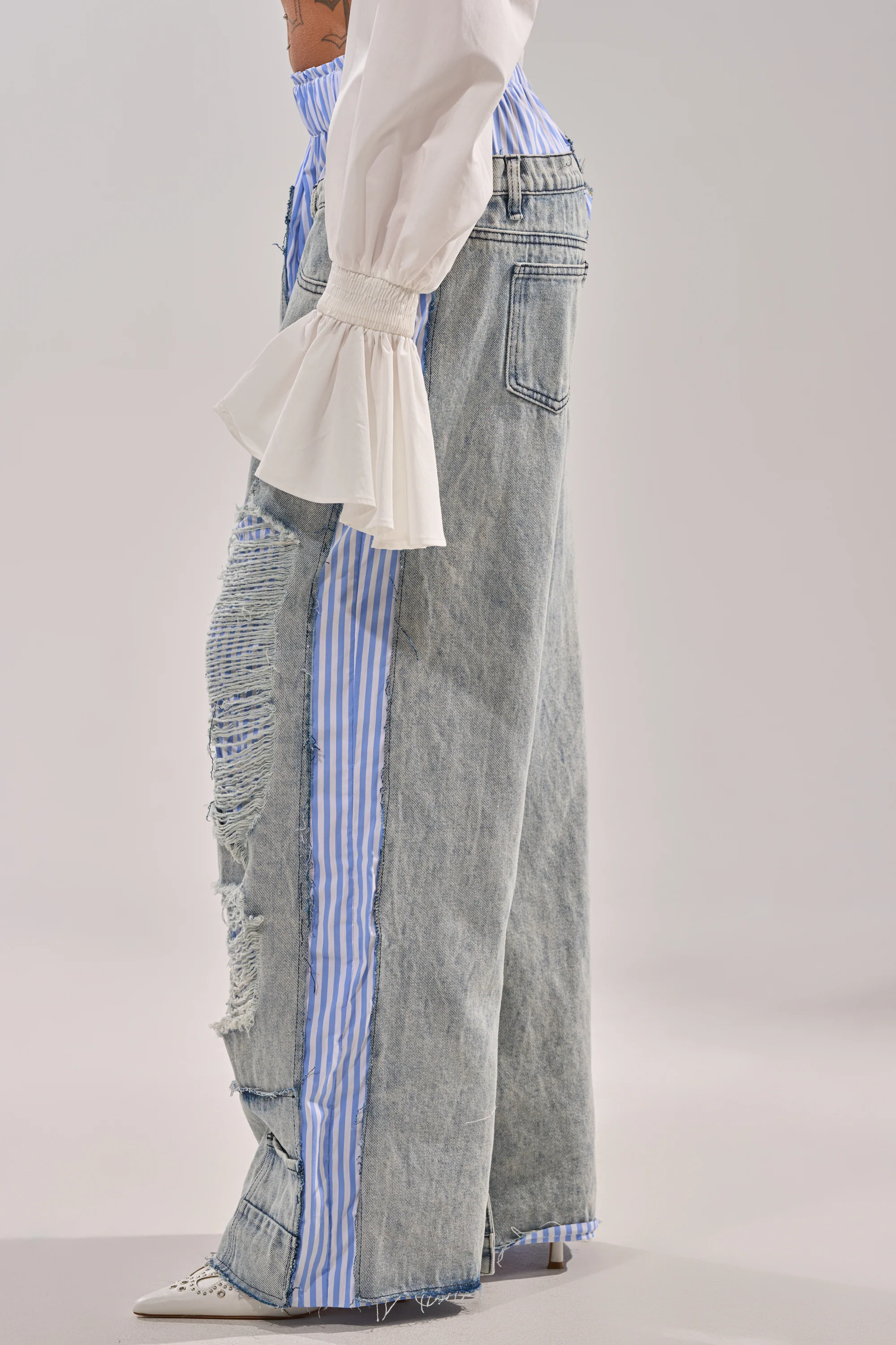 CALL IT WHAT YOU WANT MIXED UP TROUSER - Image 4