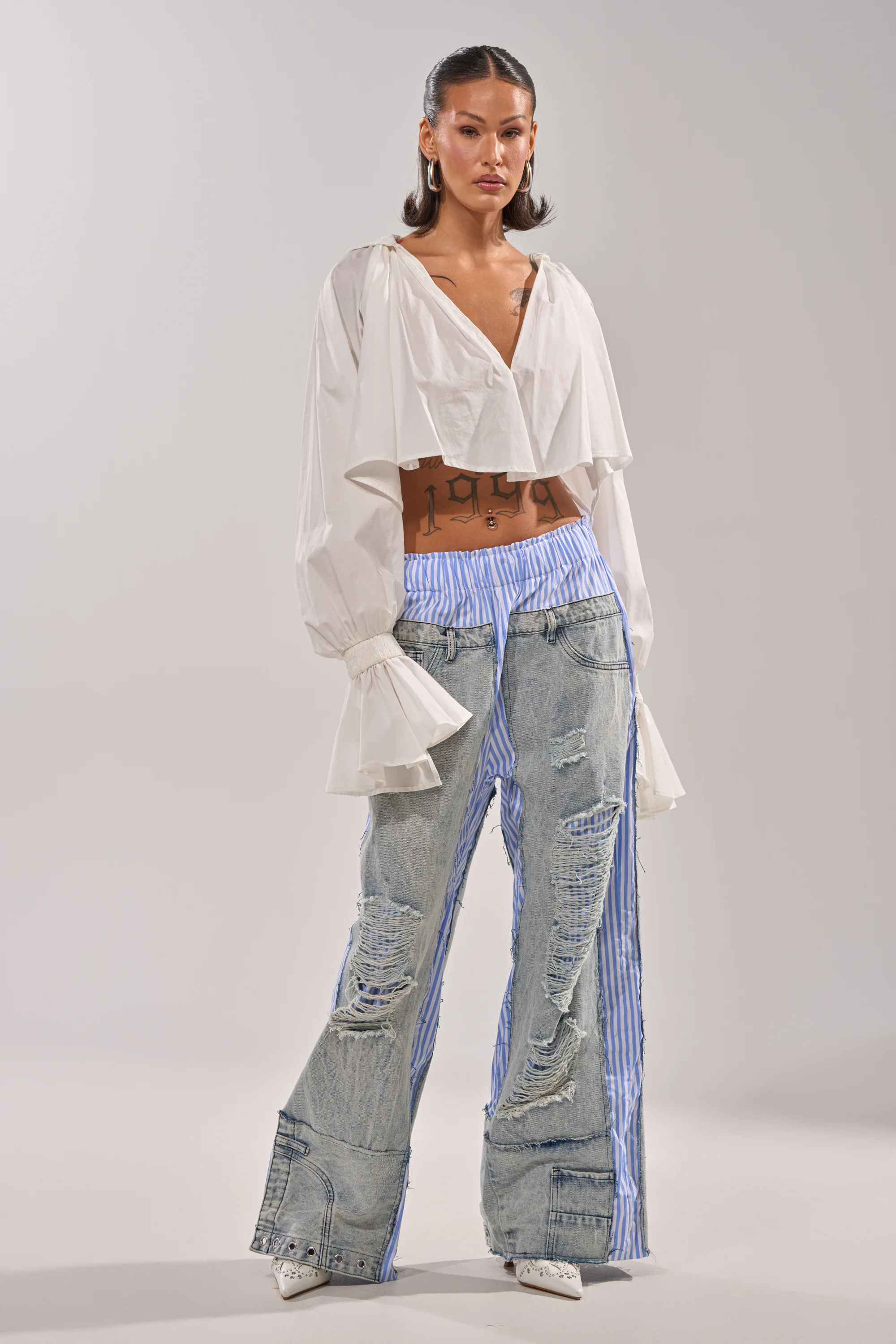 CALL IT WHAT YOU WANT MIXED UP TROUSER - Image 6