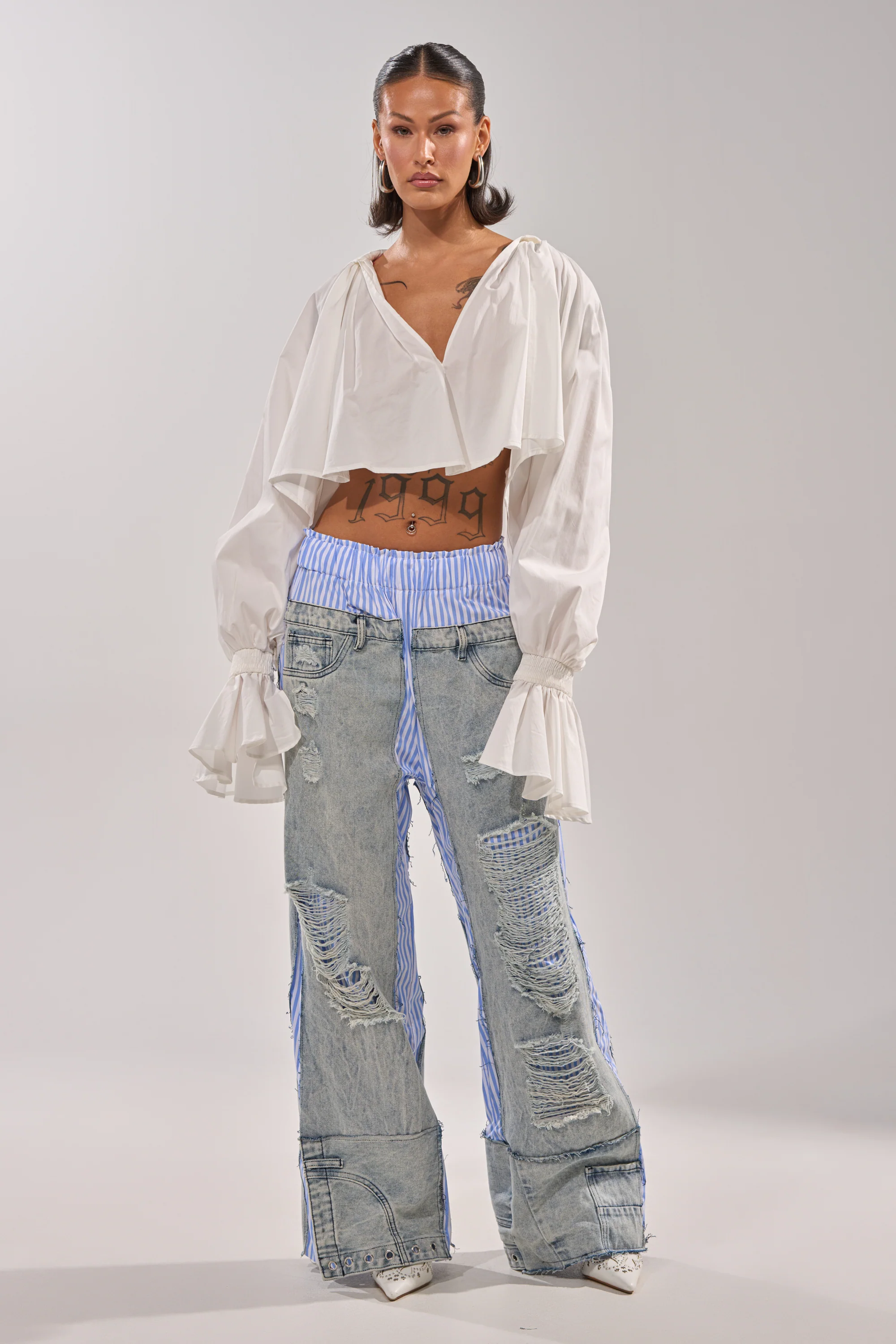 CALL IT WHAT YOU WANT MIXED UP TROUSER - Image 7