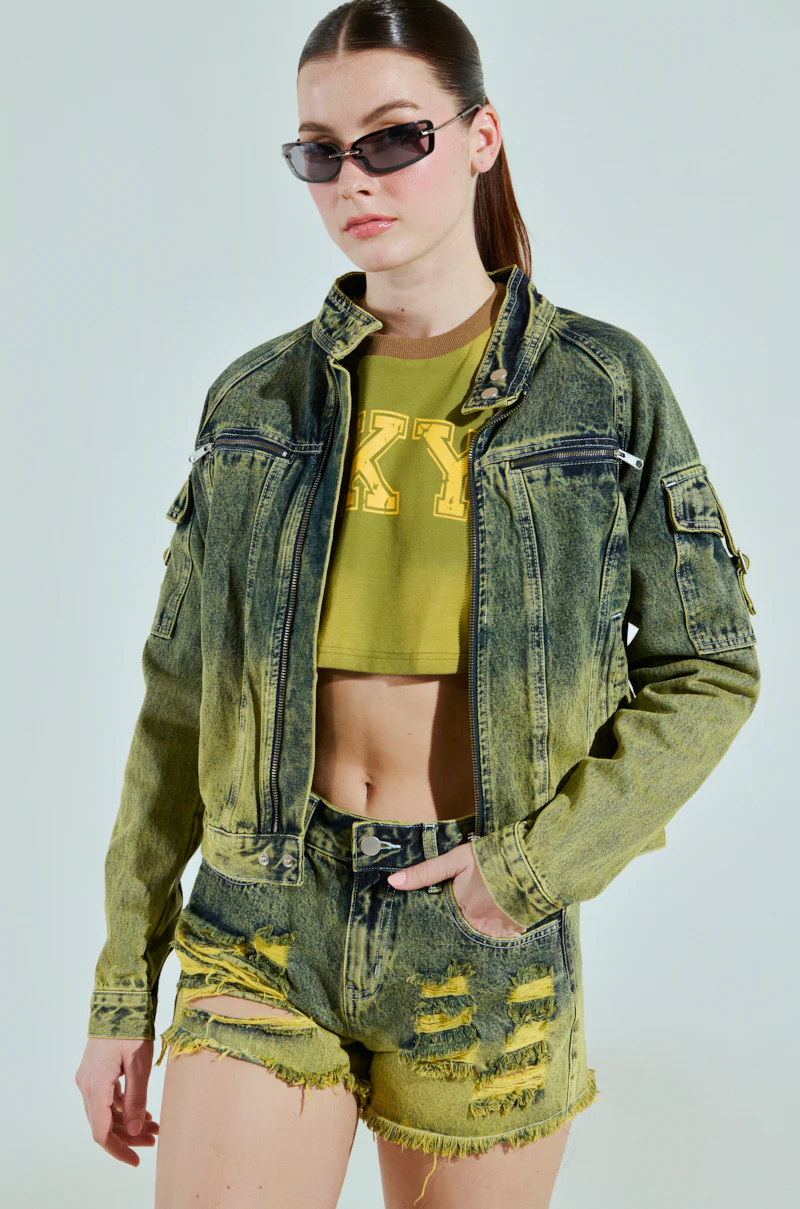 CALL ME CRAZY DENIM MOTO - Image 2