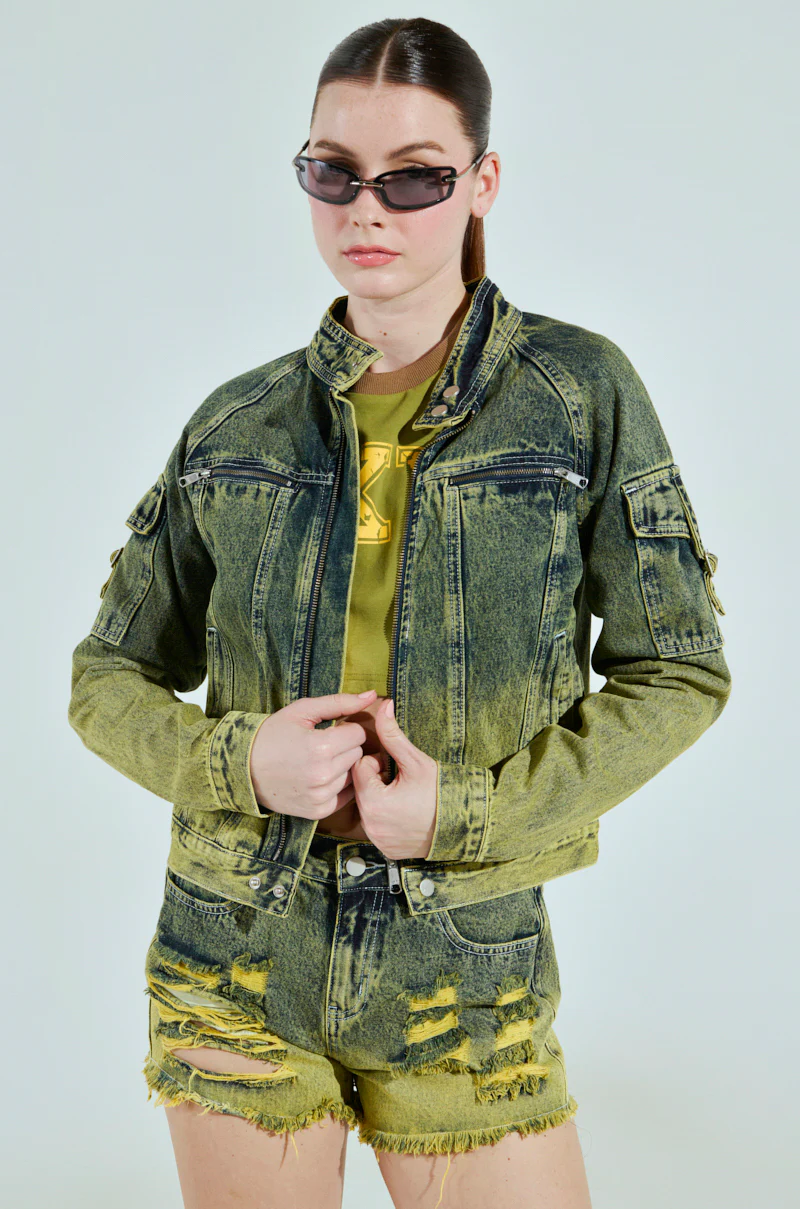 CALL ME CRAZY DENIM MOTO - Image 4