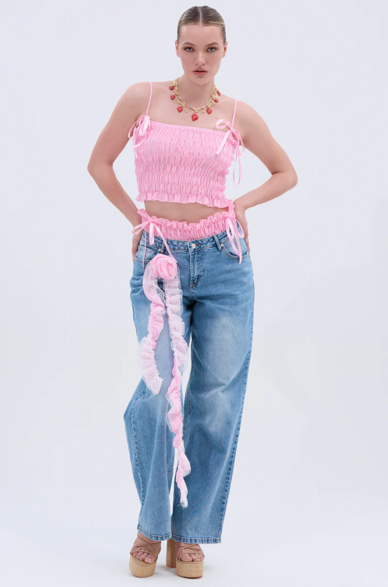 CALL ME RUCHED BOW TANK - Image 10