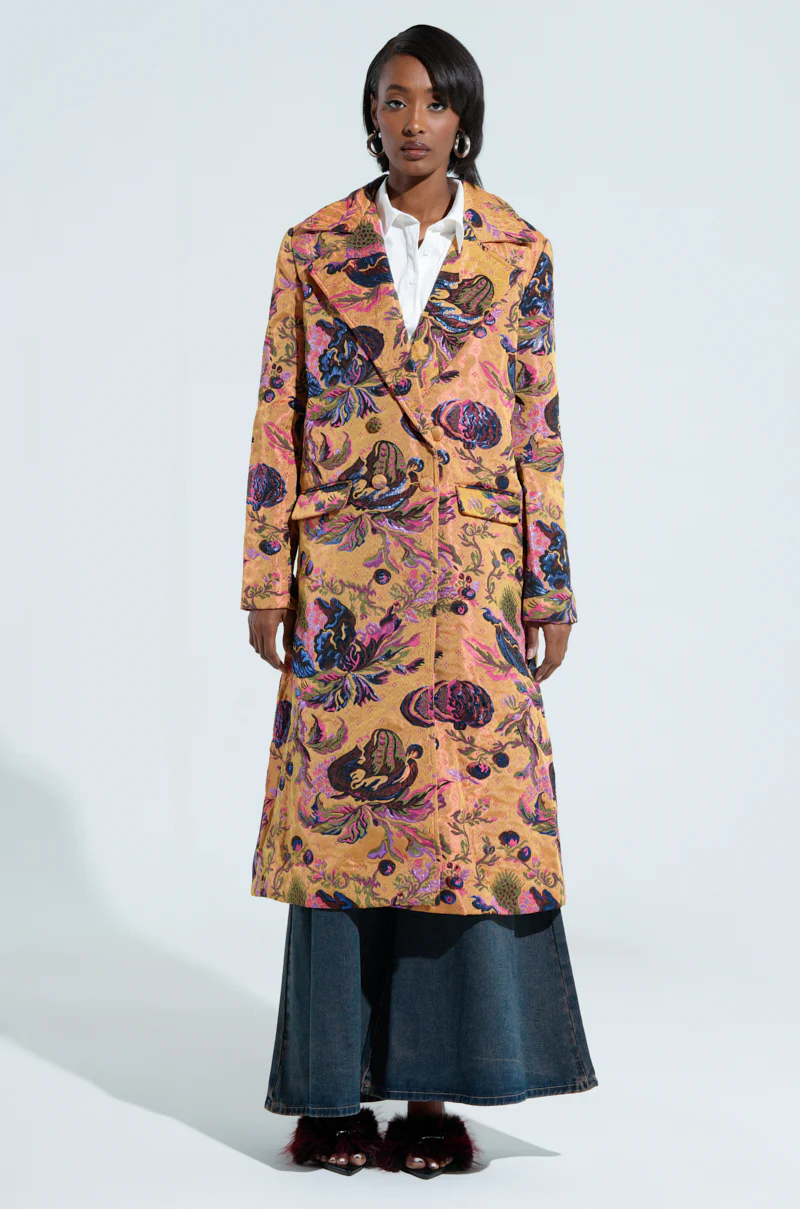 CAMBRIDGE BROCADE TRENCH - Image 2