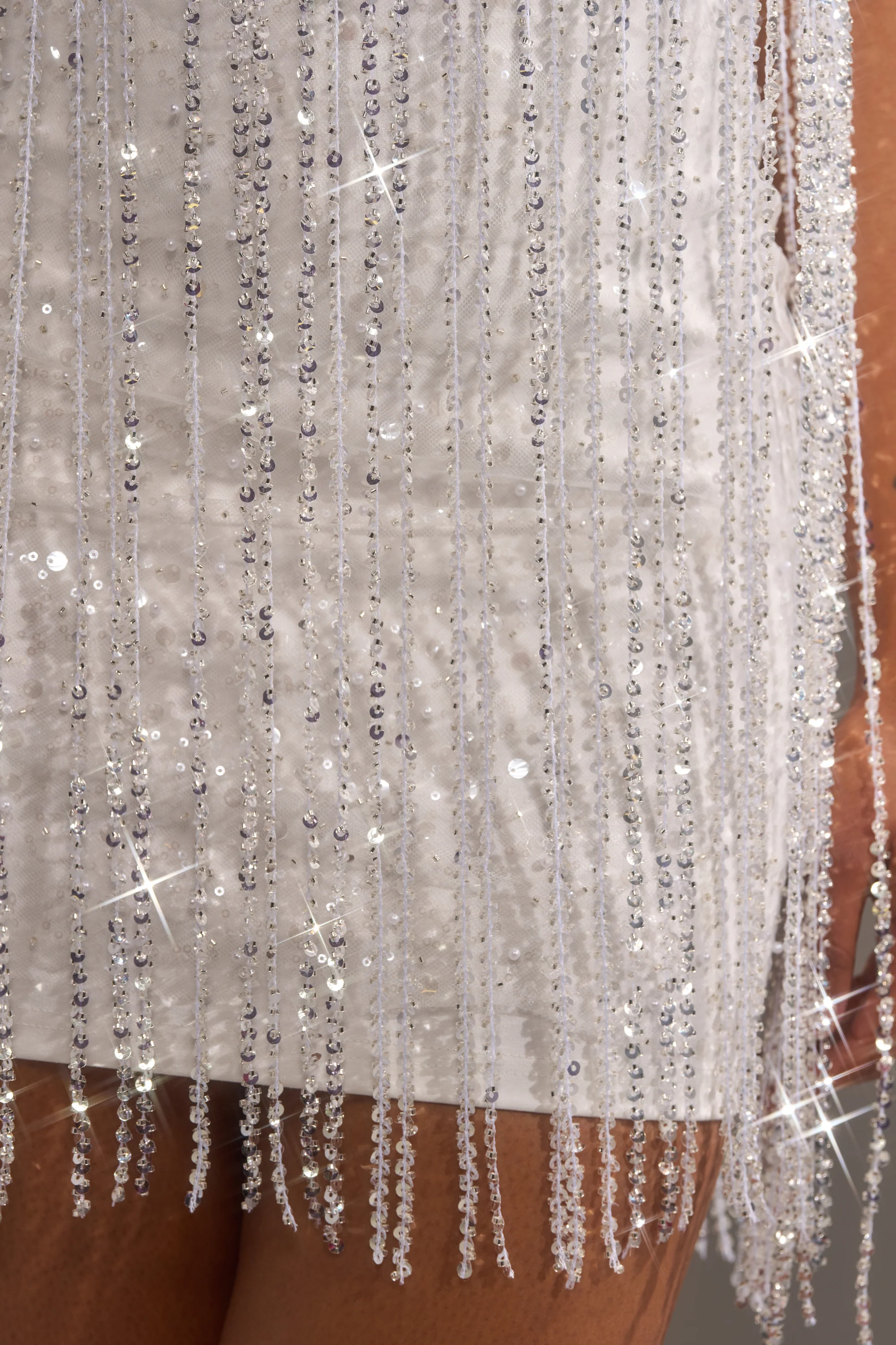 CAME THRU DRIPPIN' FRINGE MINI DRESS - Image 8