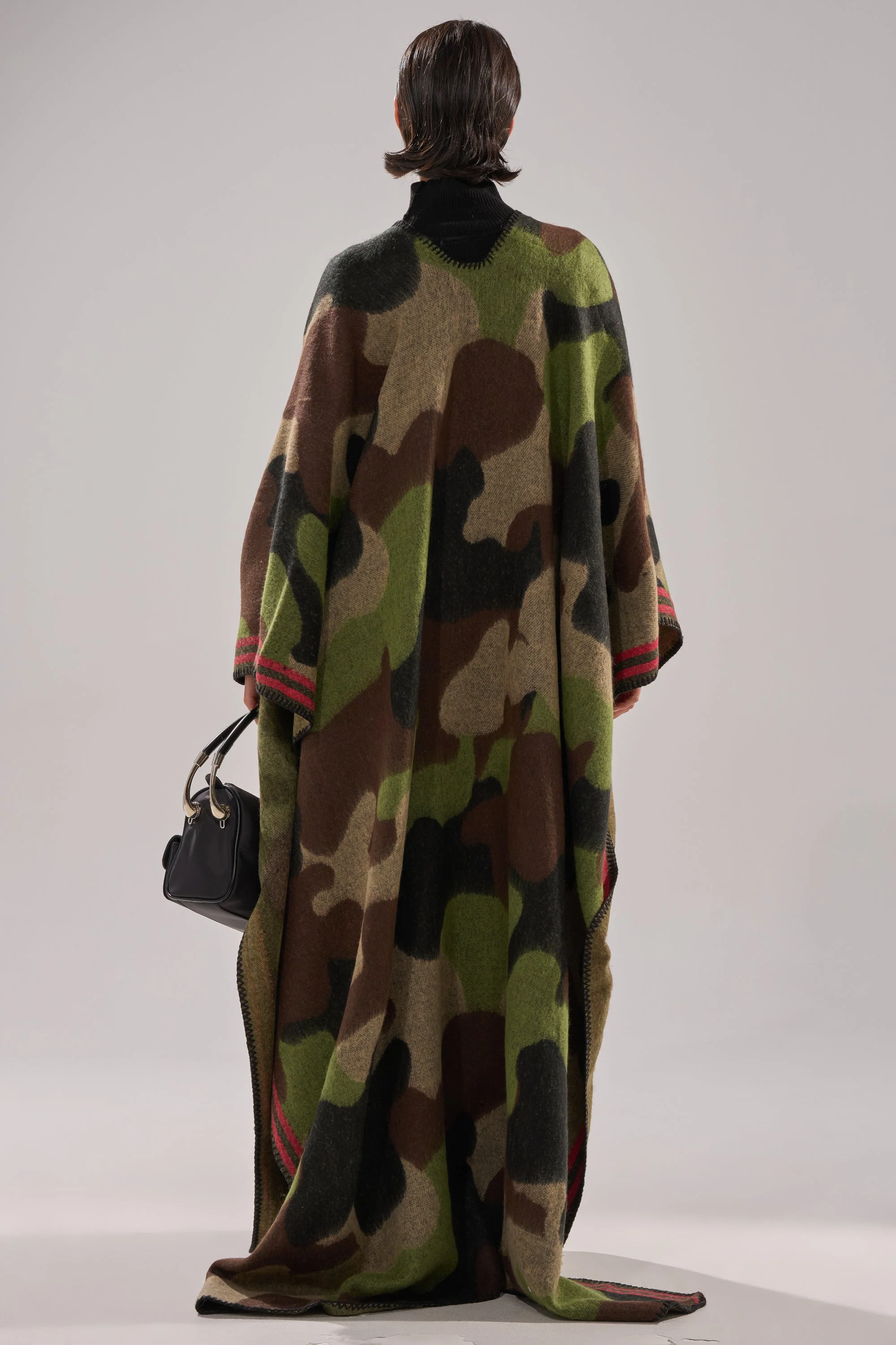 CAMO NIGHTS MAXI PONCHO - Image 6