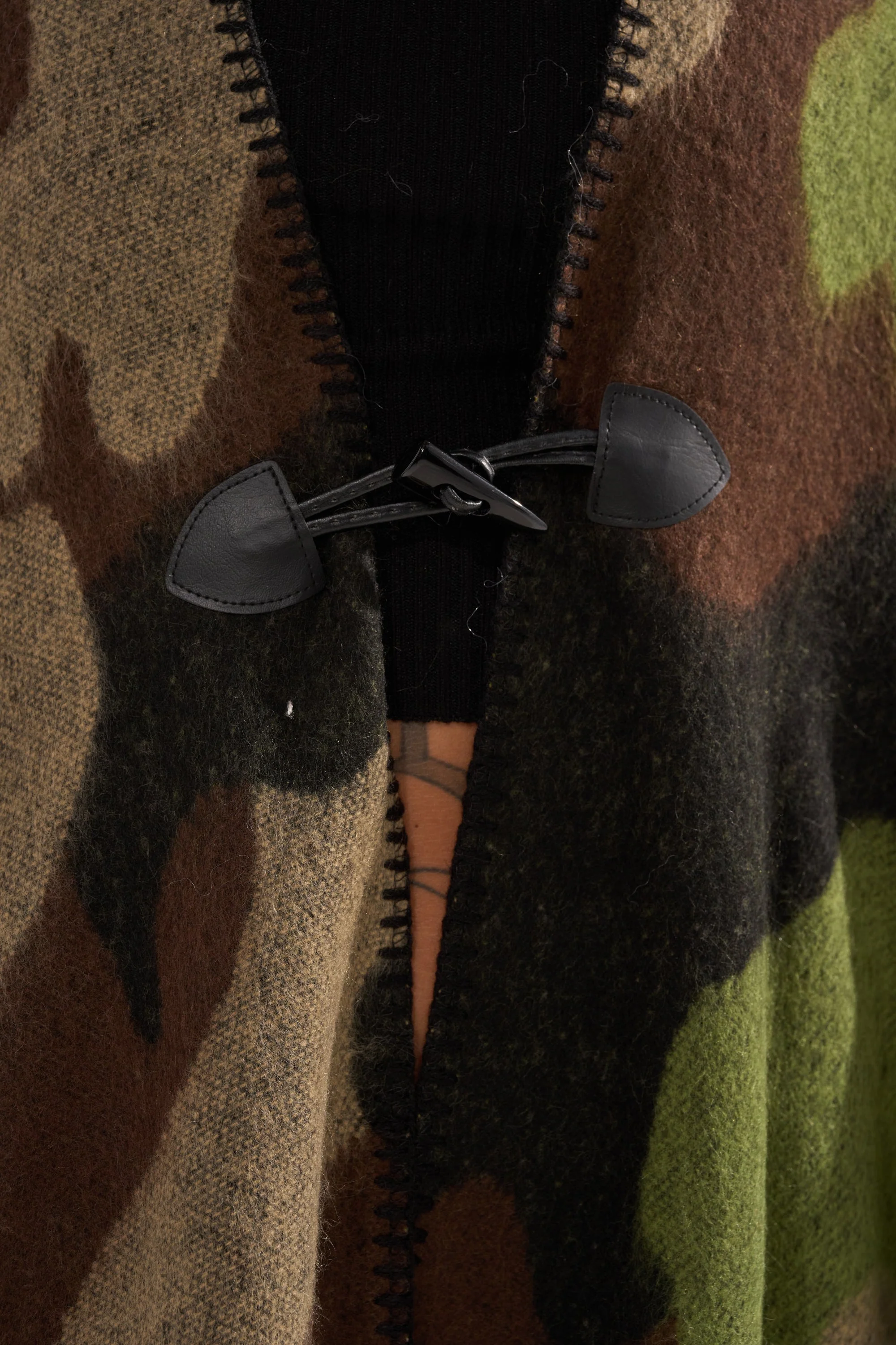 CAMO NIGHTS MAXI PONCHO - Image 7