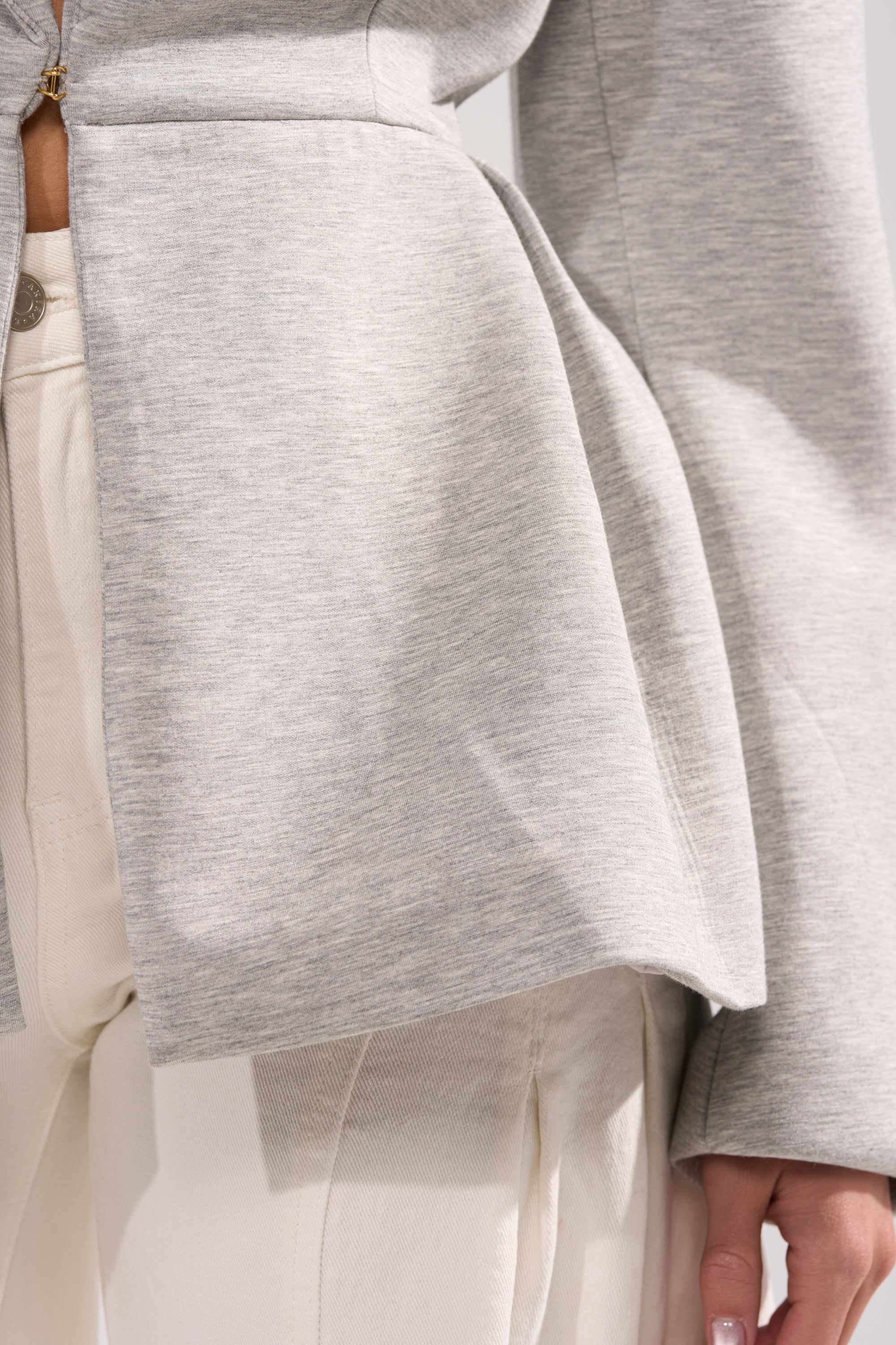 CANARY PEPLUM BLAZER IN SCUBA - Image 8