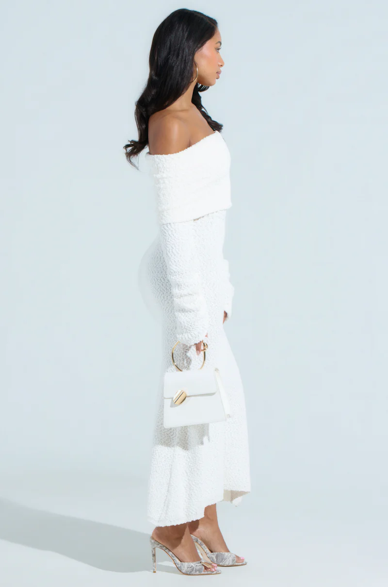 CANCELLED PLANS KNIT MIDI DRESS - Image 4