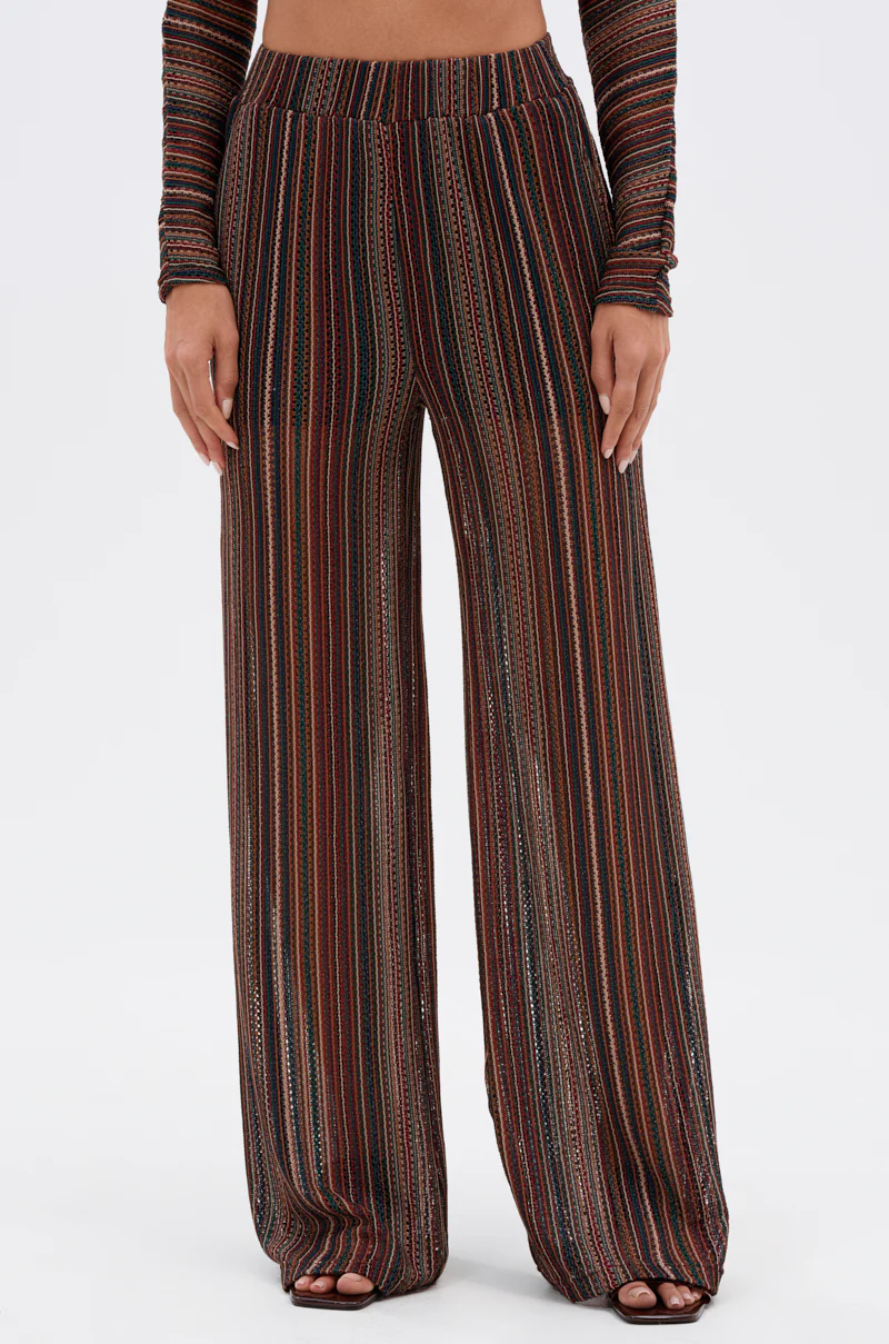 CANDICE STRIPE WIDE LEG PANT - Image 2