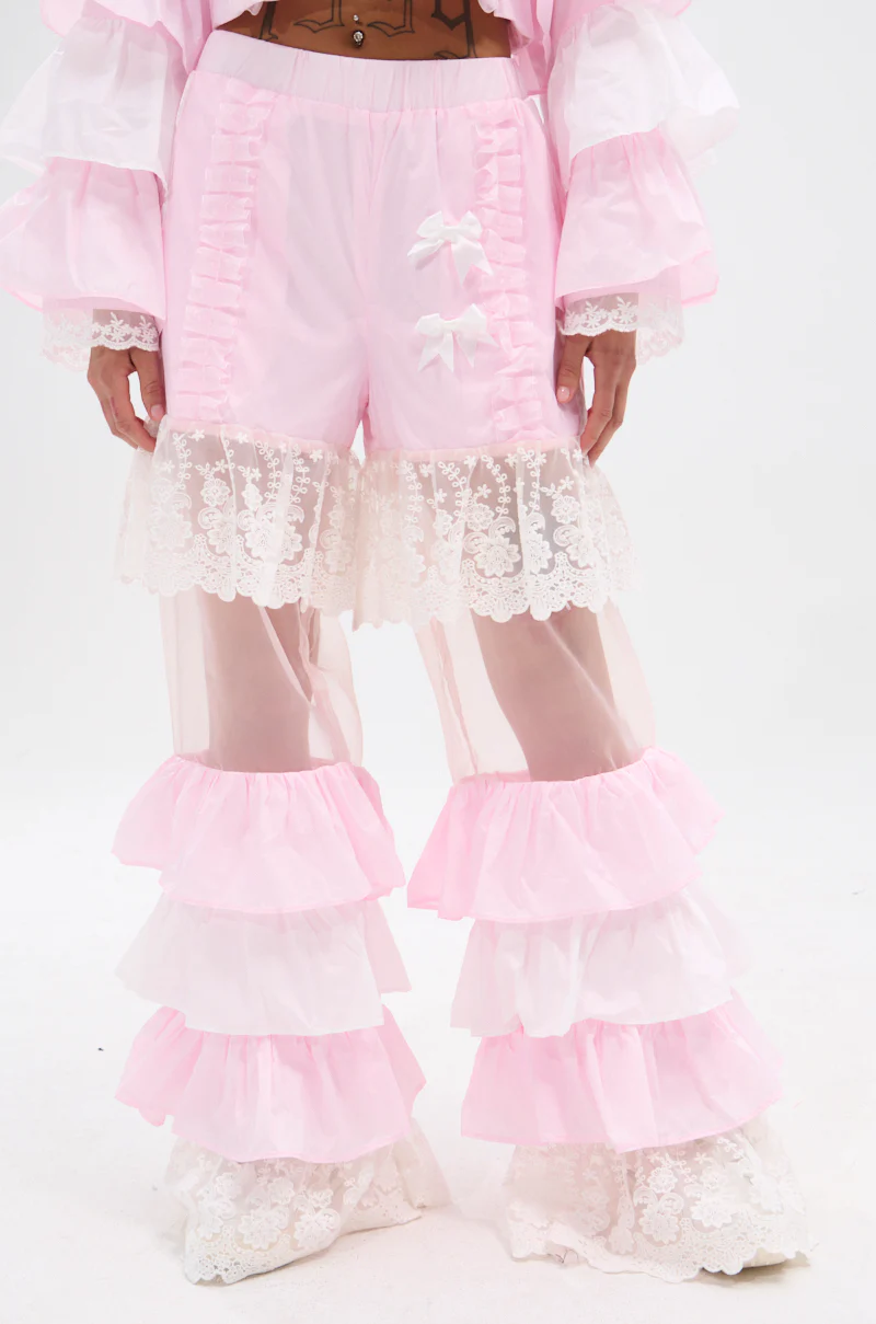 CANDY LACE TRIM PANTS - Image 2
