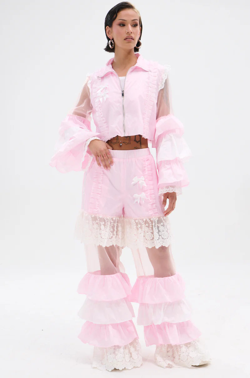 CANDY LACE TRIM PANTS - Image 5