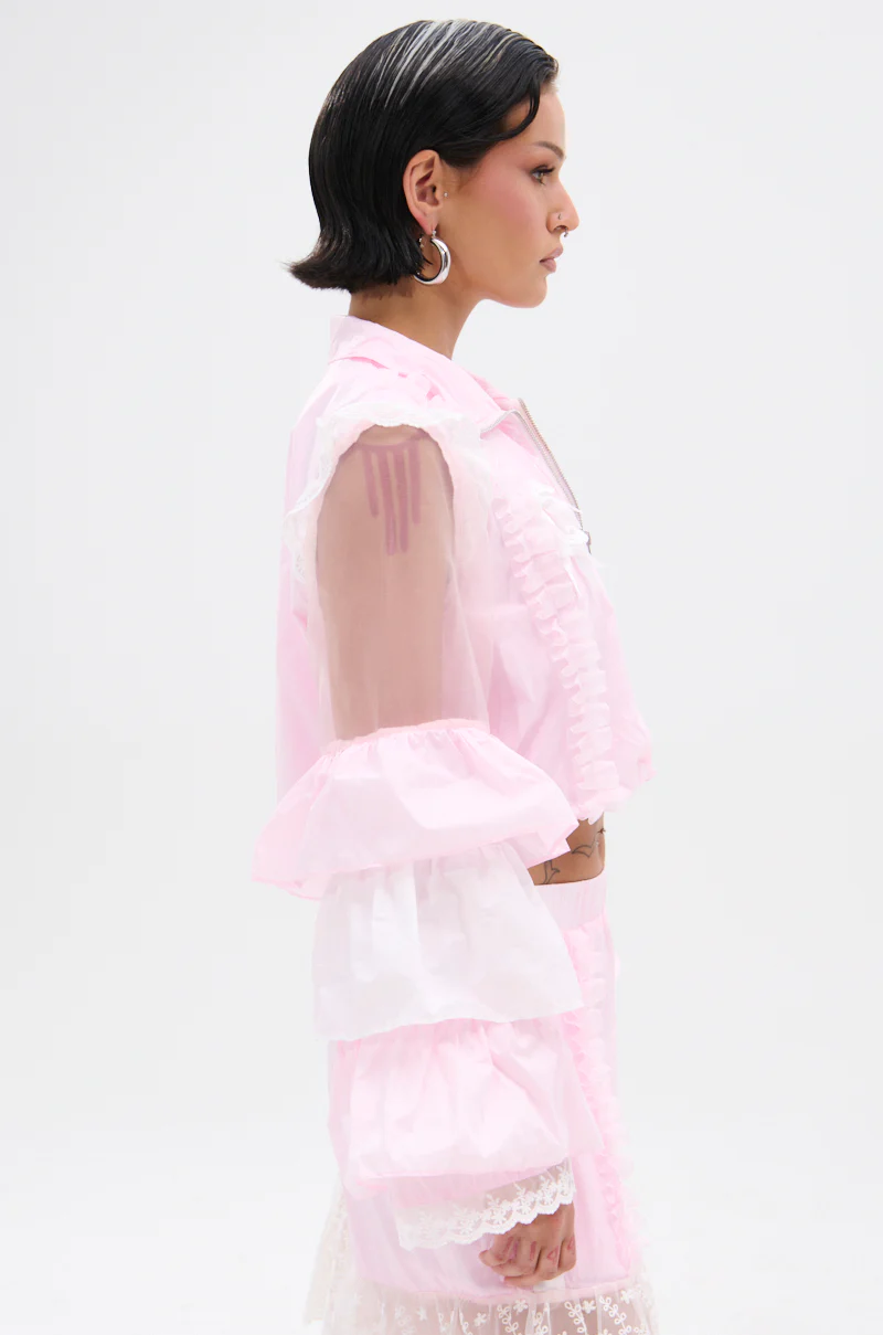 CANDY LACE TRIM WINDBREAKER - Image 4